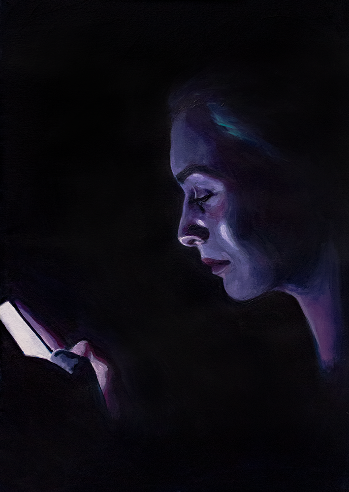 Unconnected (prints available) 2018 • Acrylics on paper • 29 x 21 cm