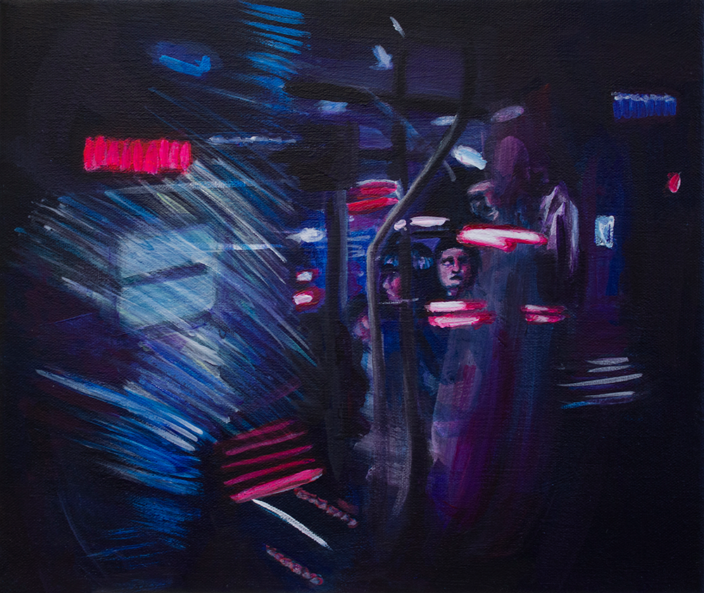 Reflections 2019 • Acrylics on canvas • 20 x 24 cm