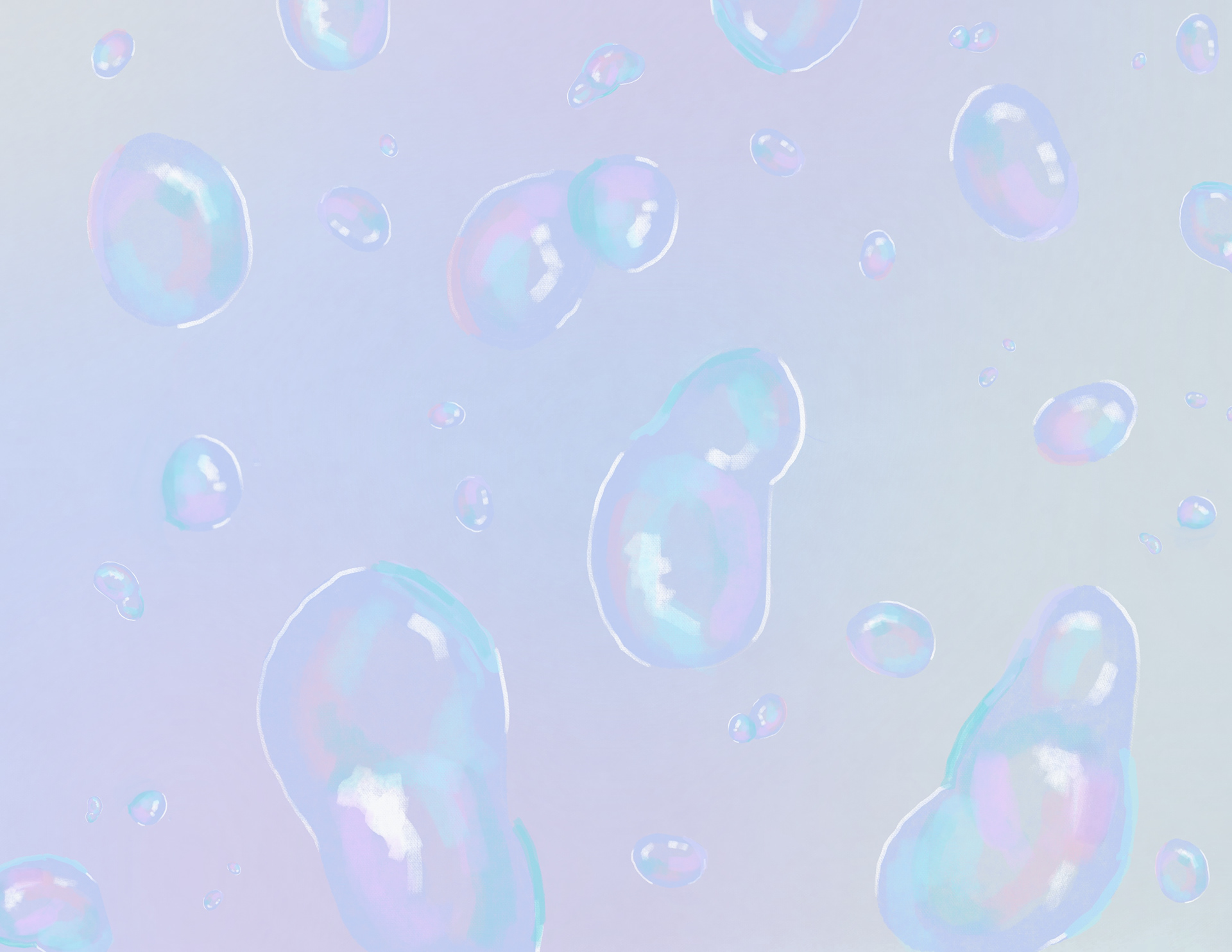 Bubble Pattern, 2022, digital art created using Adobe Procreate, 8 x 12 in.