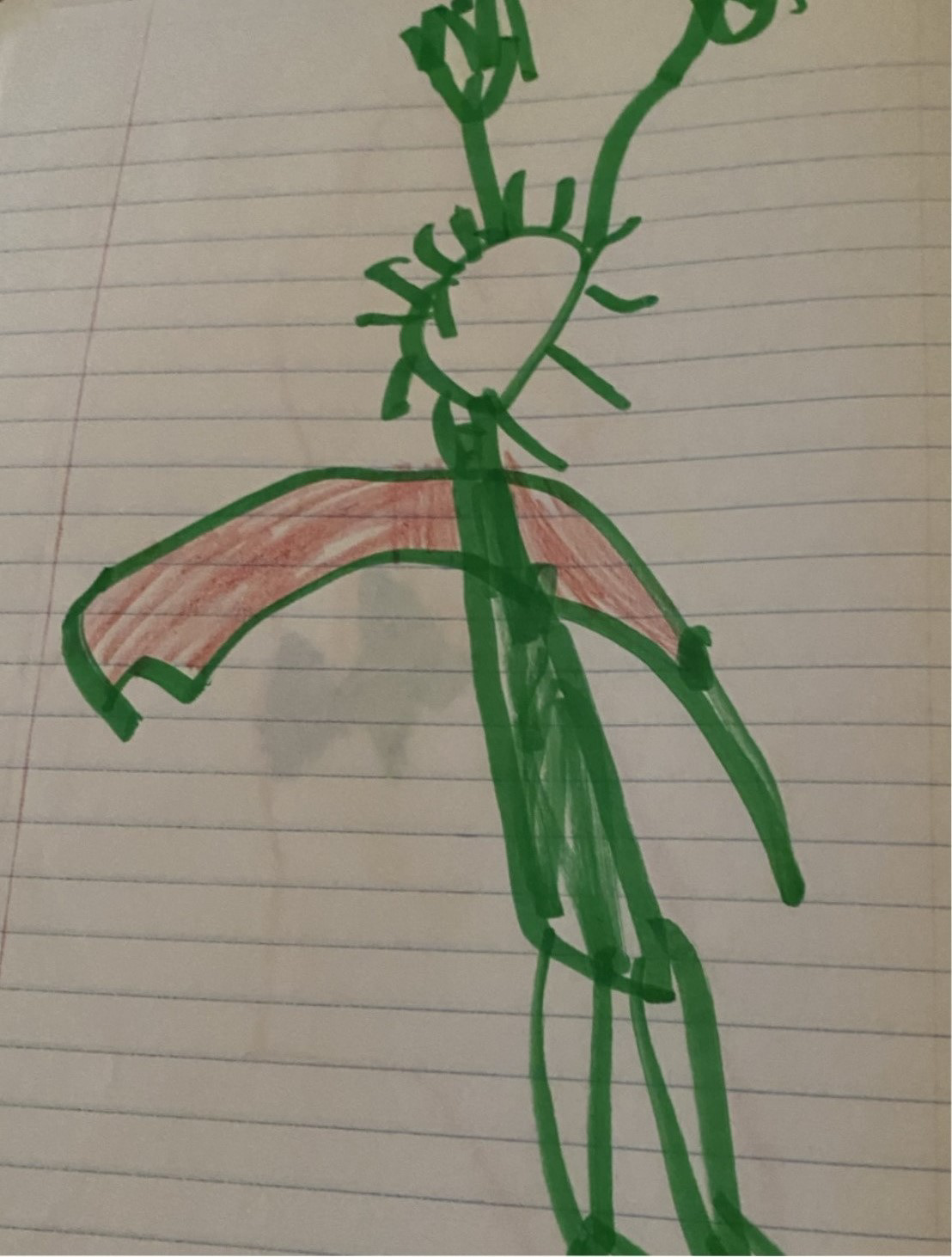 Childhood Drawing #3, 2003, mixed media on paper, 9 x 12 in.