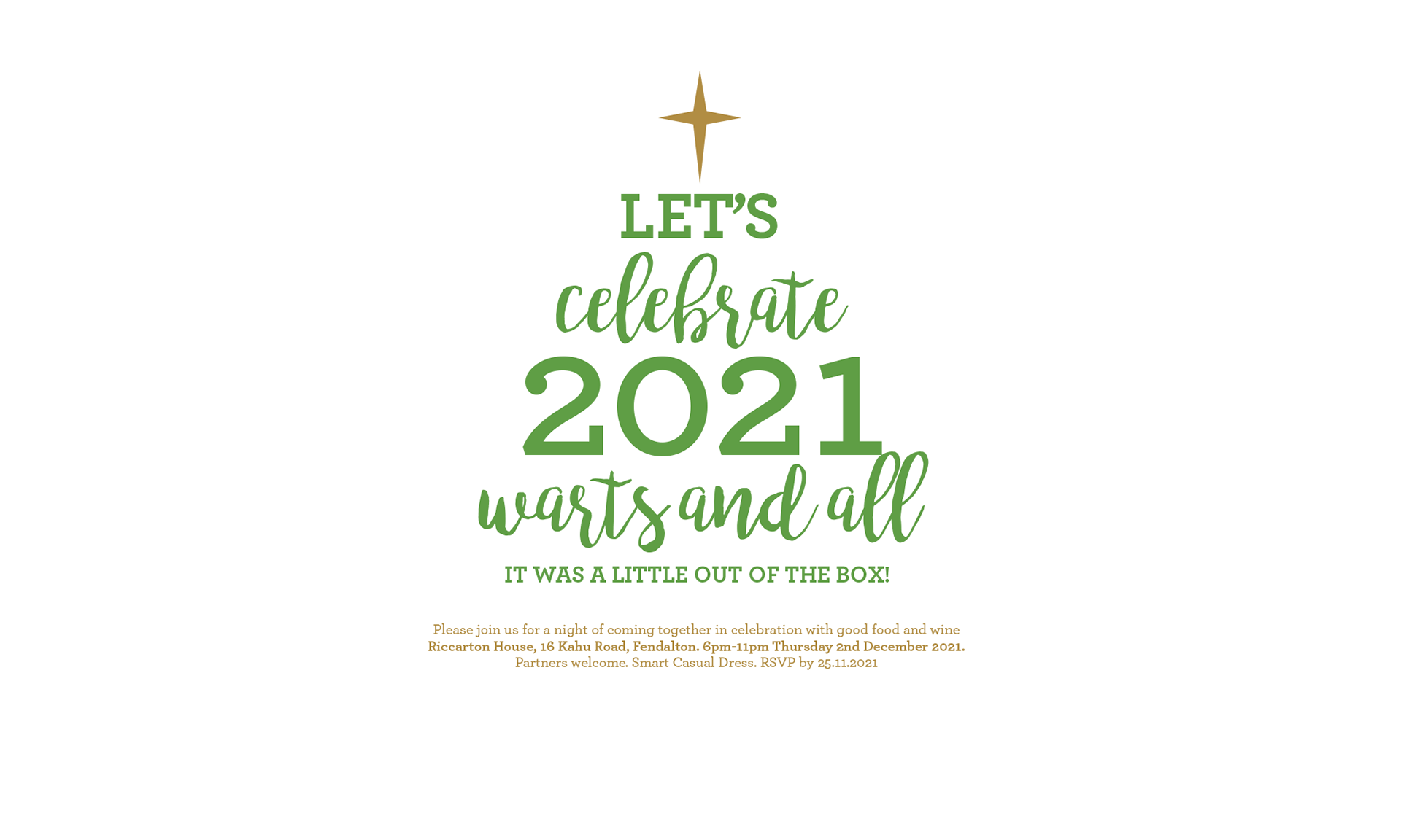 Design of Christmas party invitation.