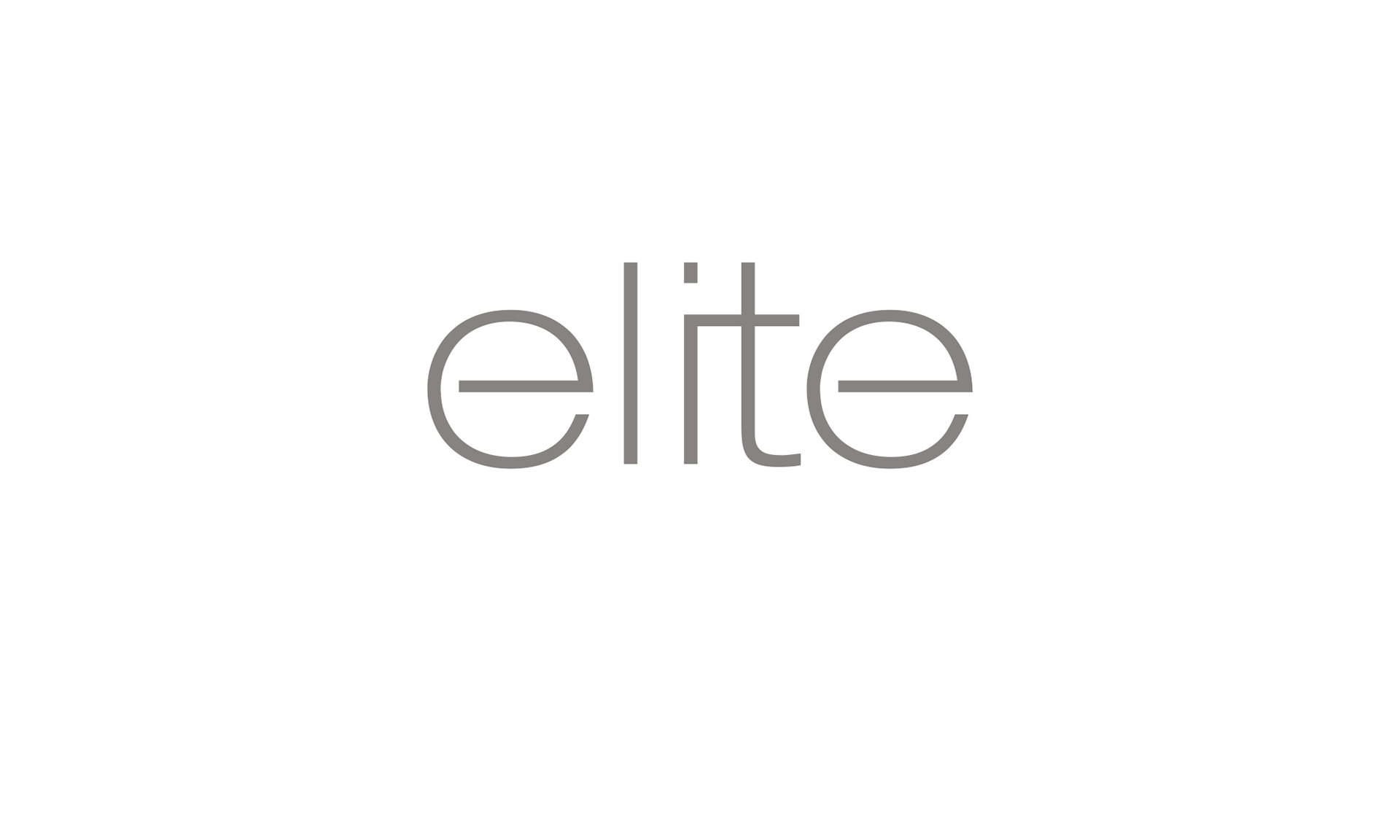 Logotype design for Elite Hardware, a business selling kitchen and cabinetry hardware.