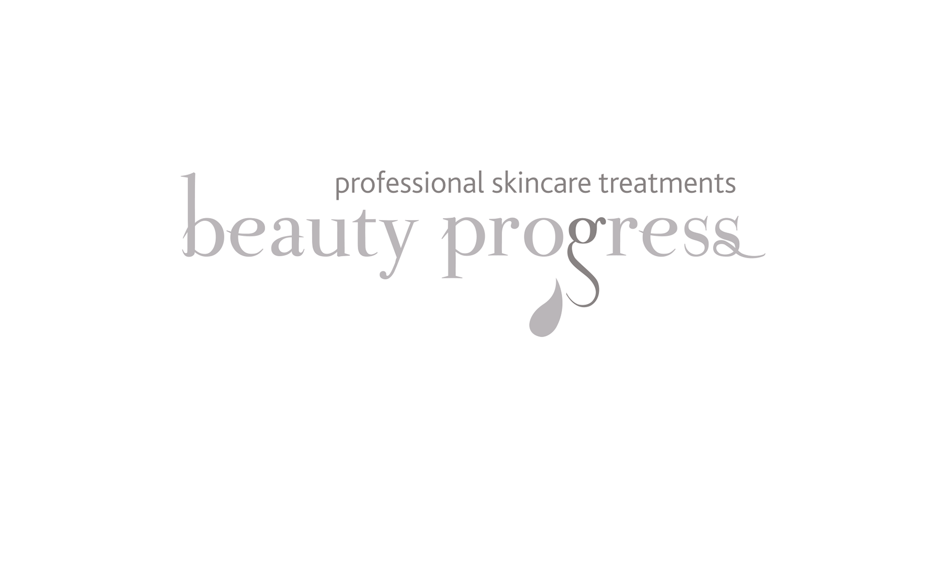 Logotype design for Beauty Progress, a beauty therapy business specialising in skin treatments.