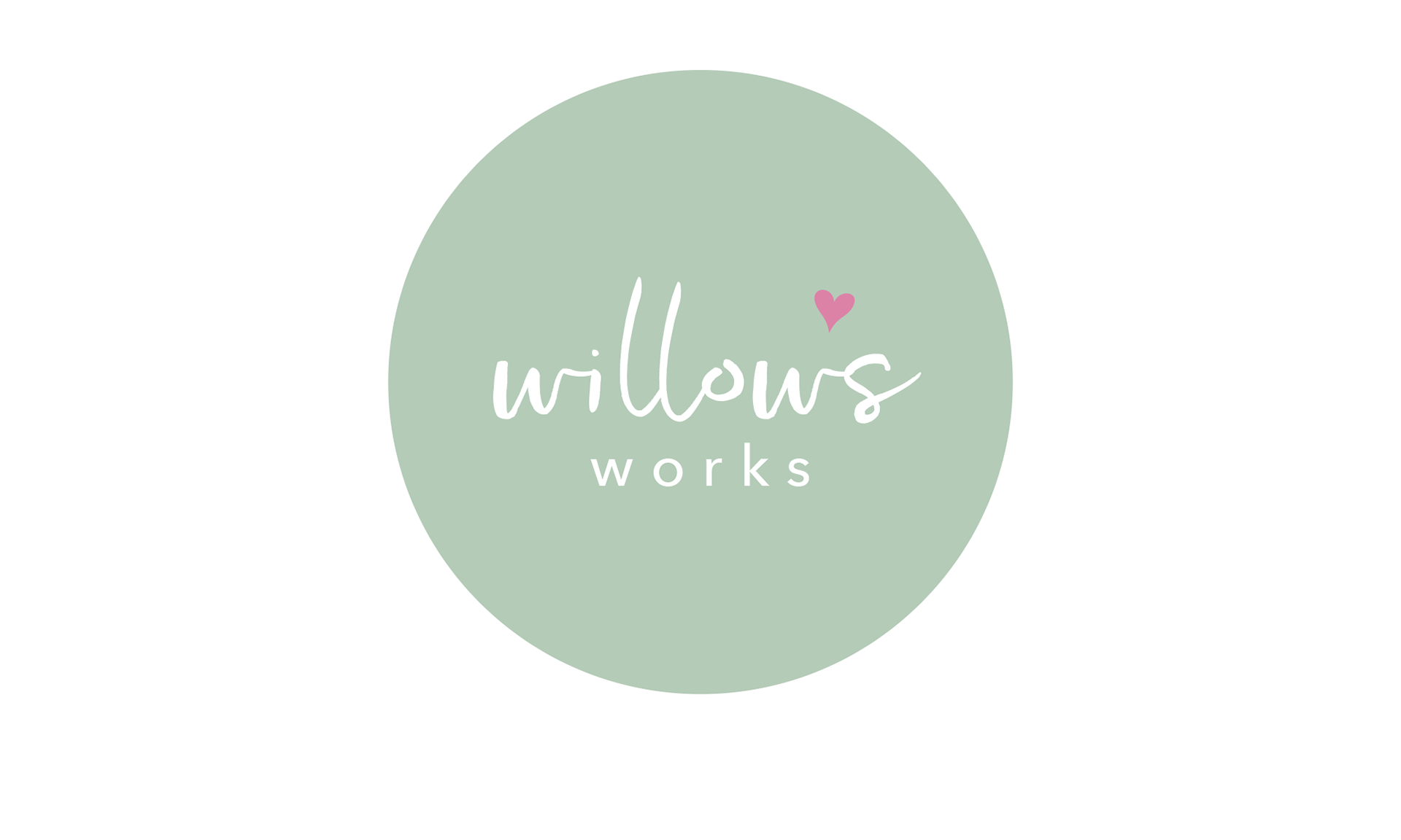 Logotype design for Willow's Works, a small creative business producing handmade products of crochet, clay and art.