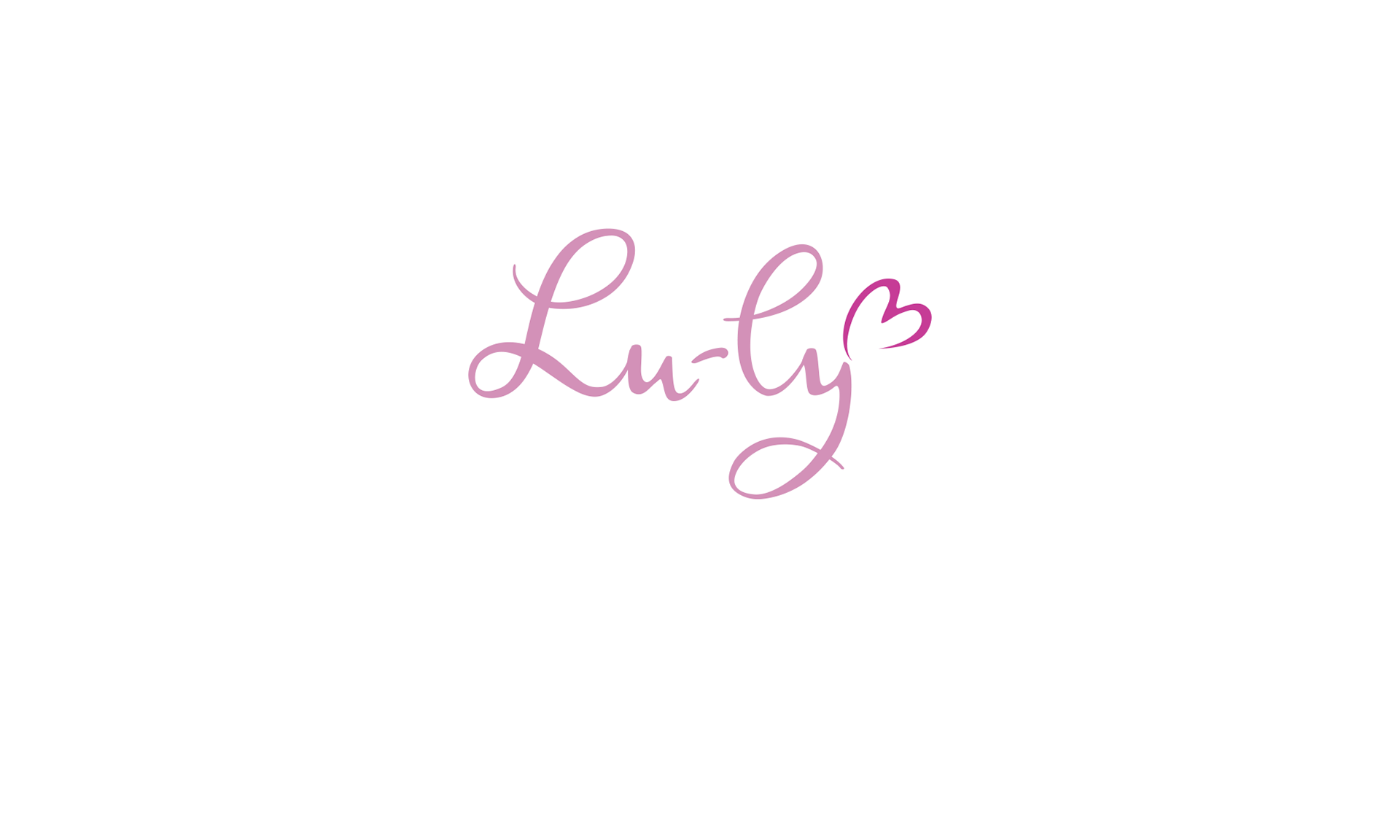 Logotype design for Lu-ly, a beauty therapy business.