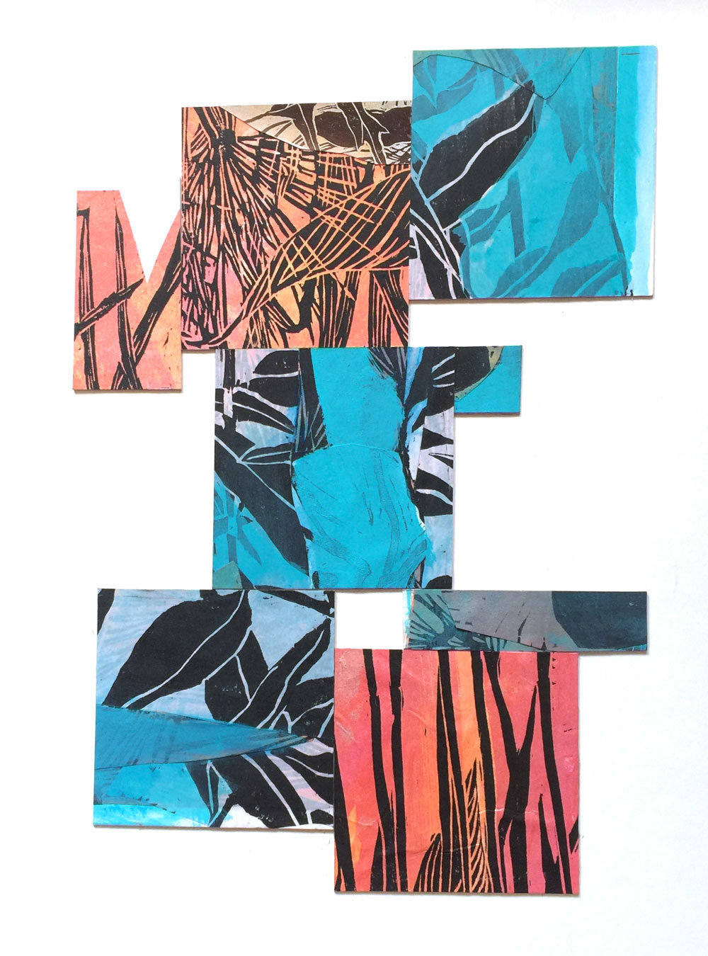 Square 5, collage of rec