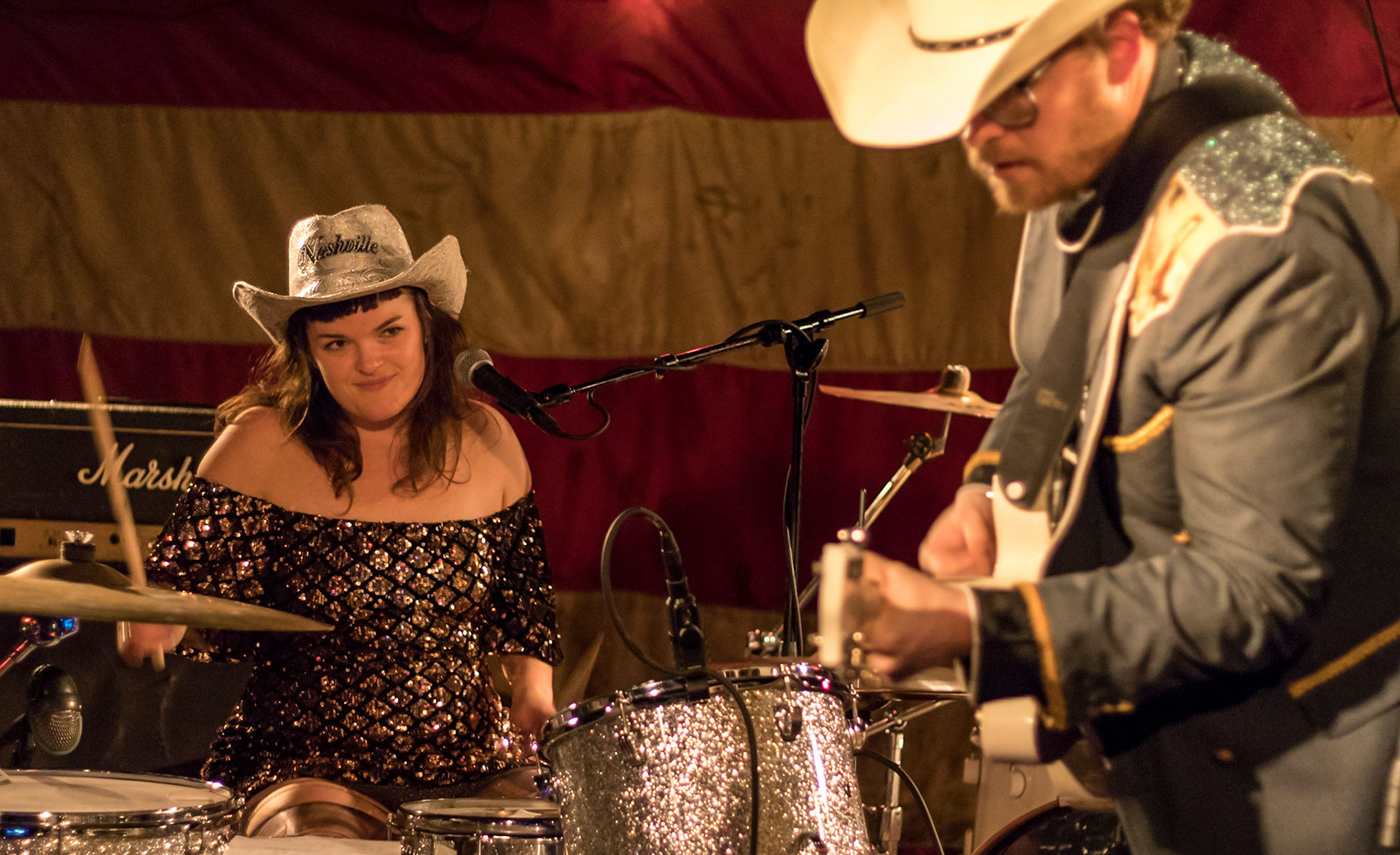 VOLK (Christoper Lowe, Eleot Reich) performs at The Nick, Jan. 14, 2019.