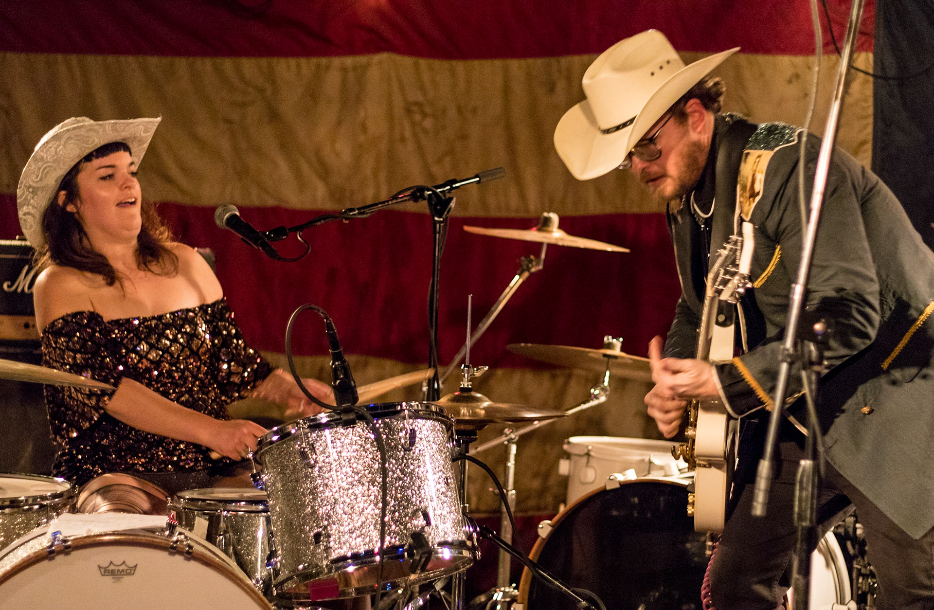 VOLK (Christoper Lowe, Eleot Reich) performs at The Nick, Jan. 14, 2019.