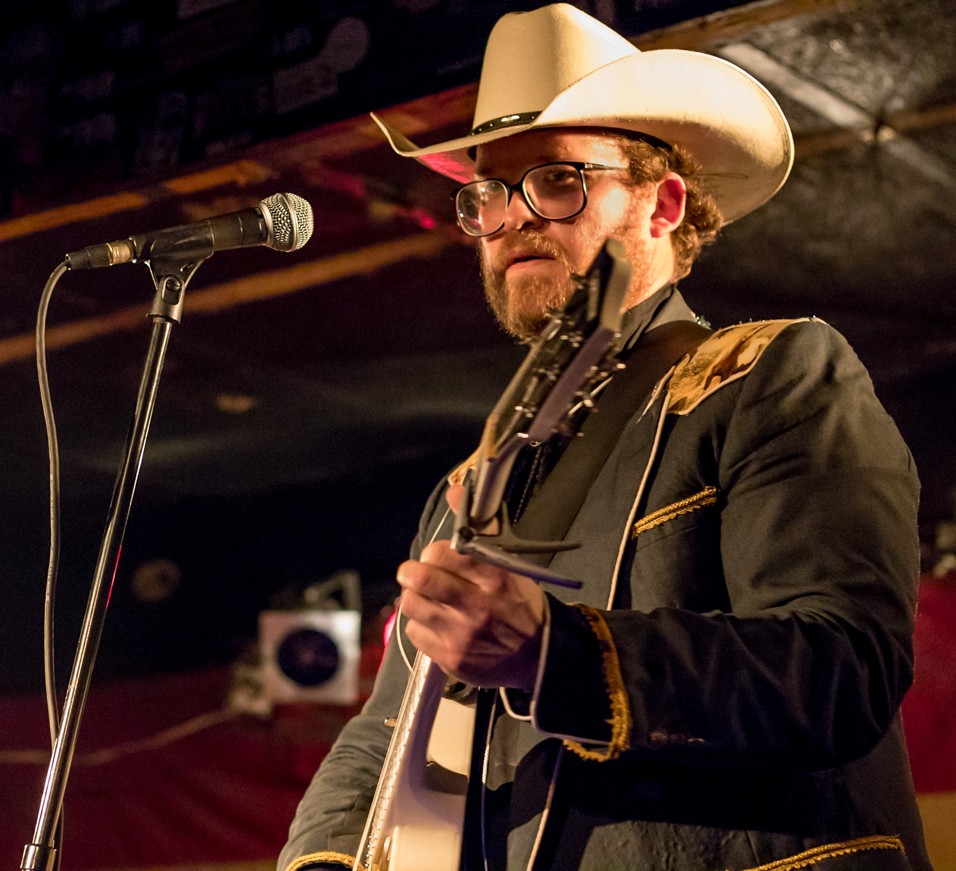 Christoper Lowe of VOLK performs at The Nick, Jan. 14, 2019.