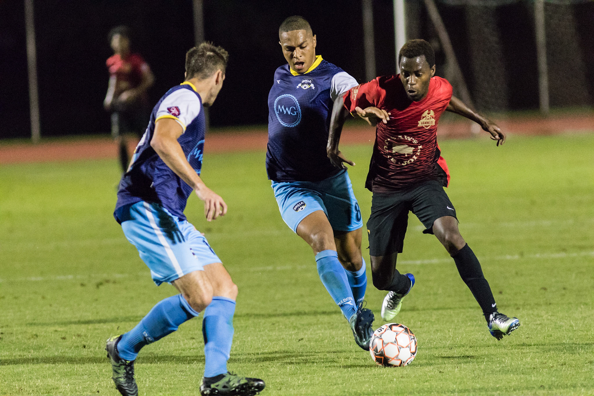 Photos from the Birminham Hammers in action in their 3-1 victory over Mississippi Brilla, May 26, 2018