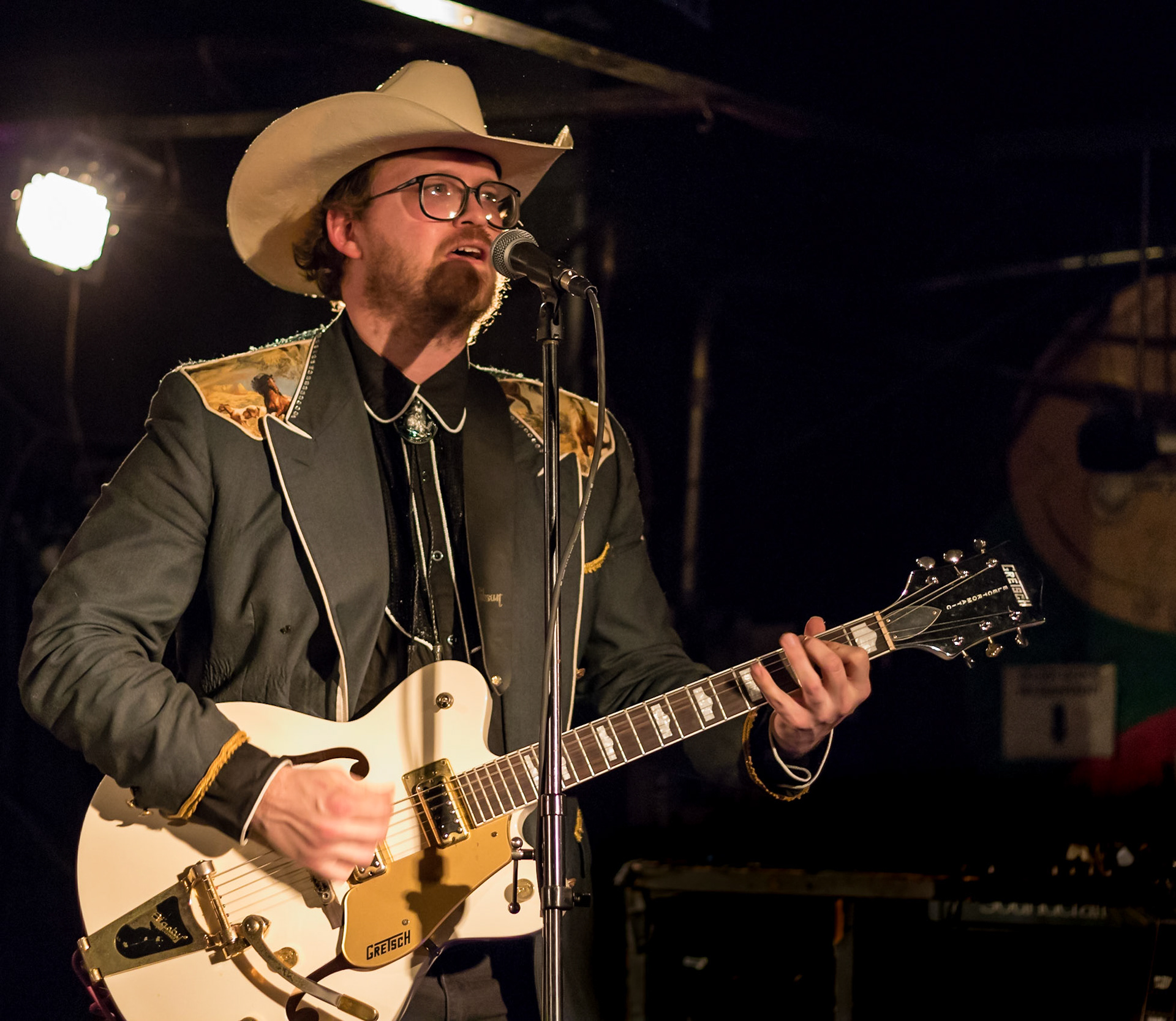 Christopher Lowe of VOLK performs at The Nick, Jan. 14, 2019.
