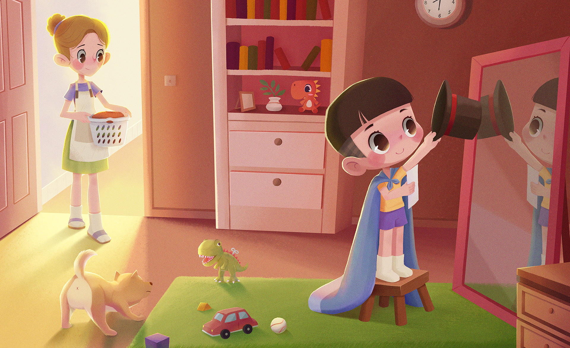 The little boy's room