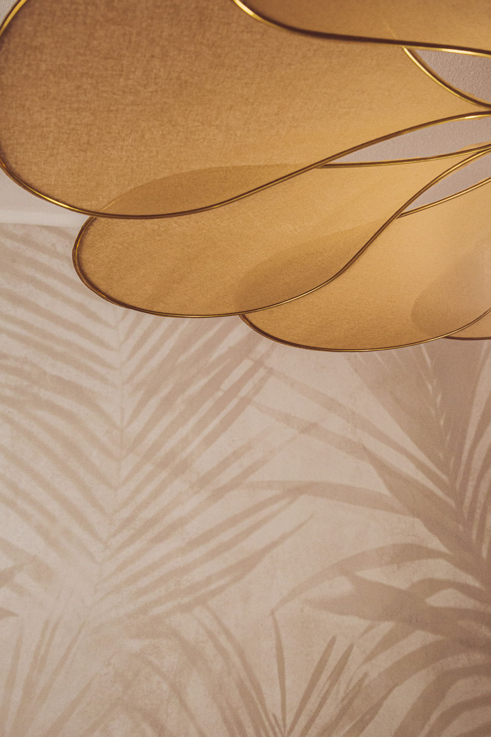 tapisserie florale - chambre 