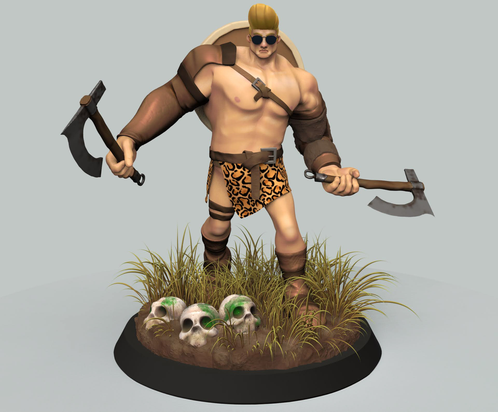 Barbarian Johnny Bravo (front)