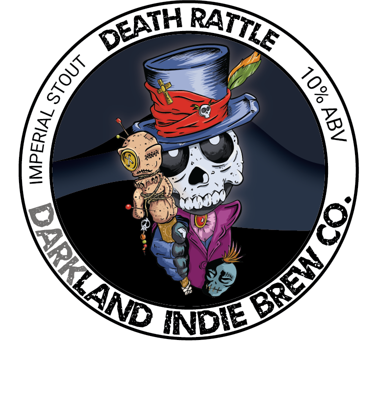 Death Rattle Keg Badge
