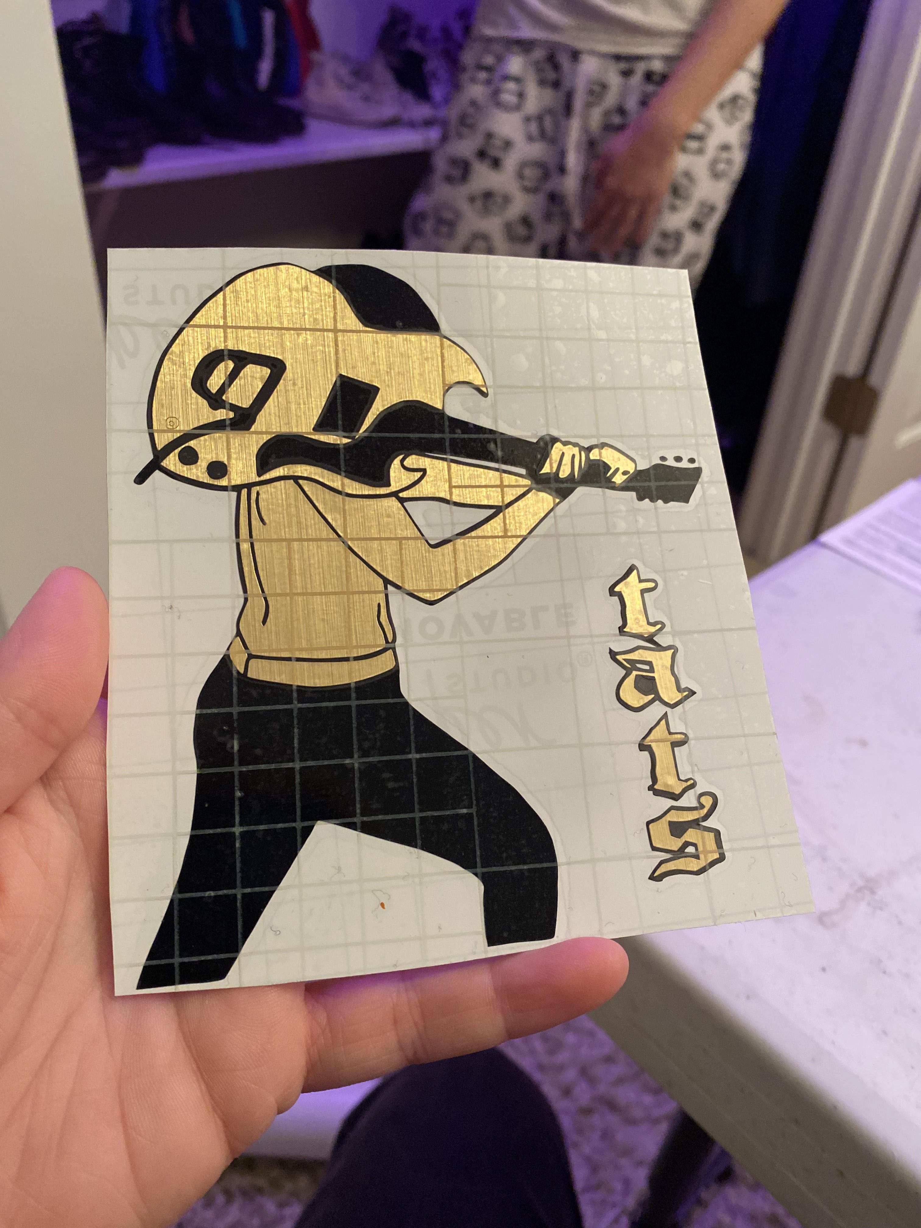 vinyl sticker