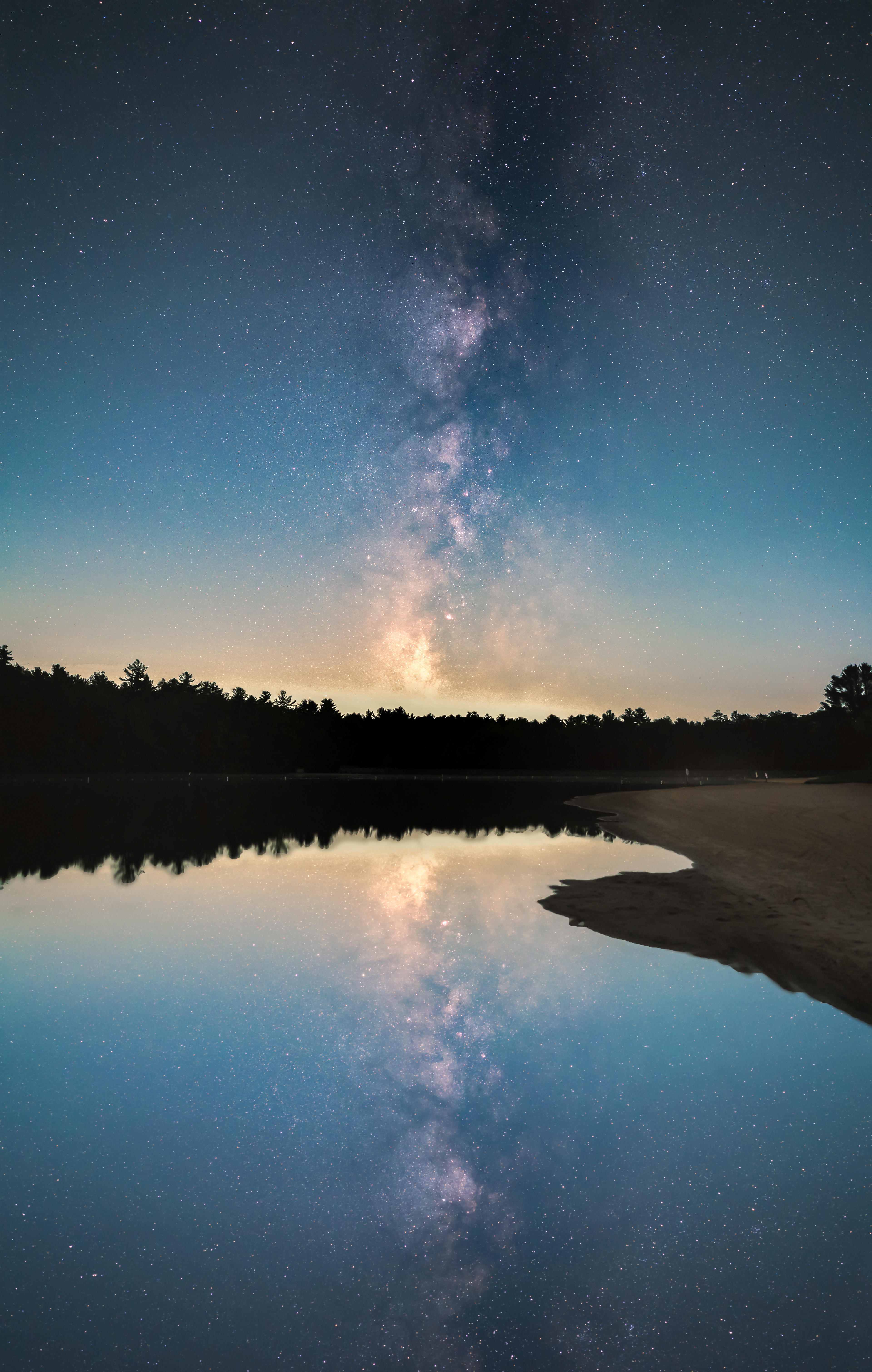 Milky Way over Sand Spring Lake 