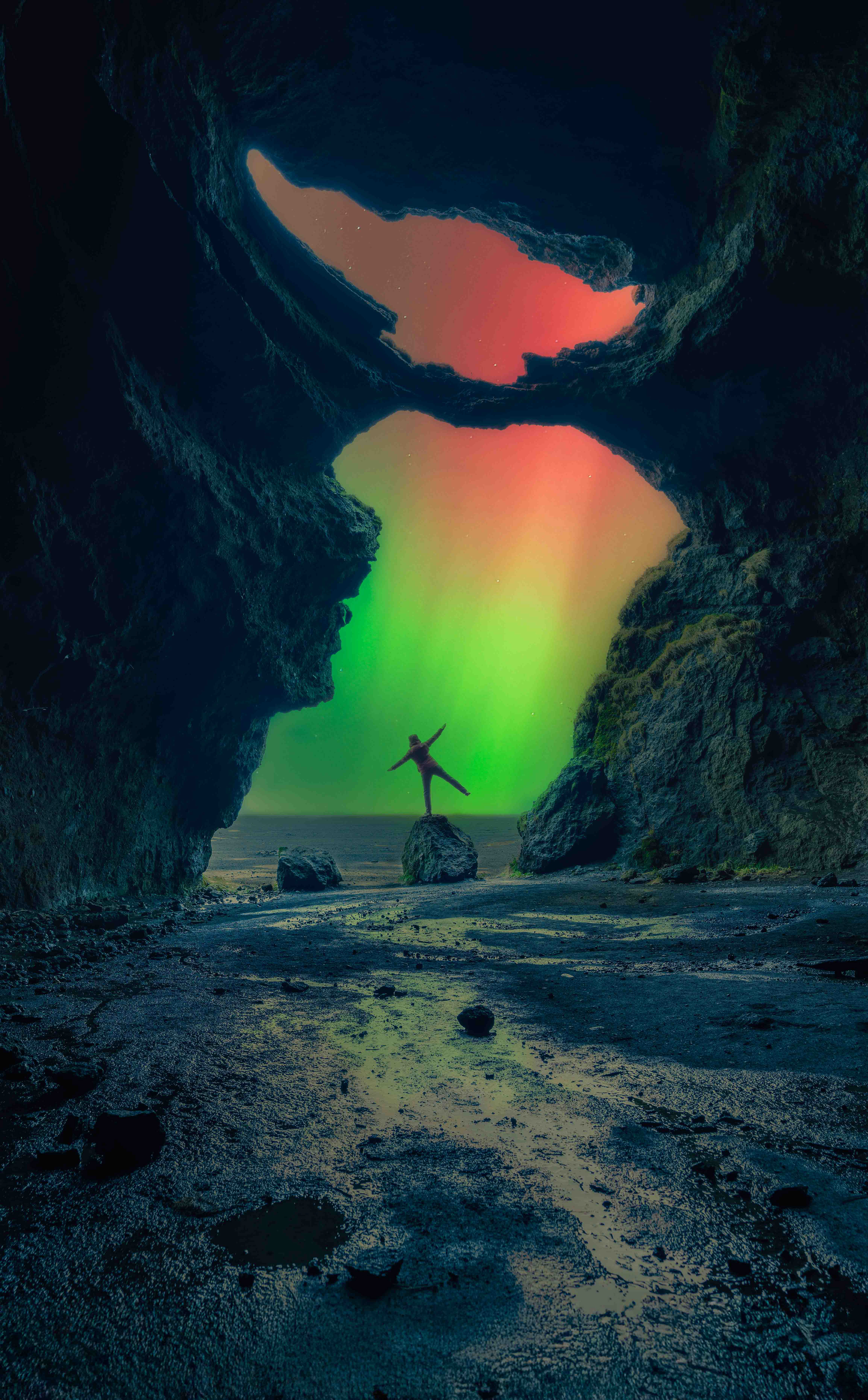 May the force be with you, Yoda Cave in Iceland