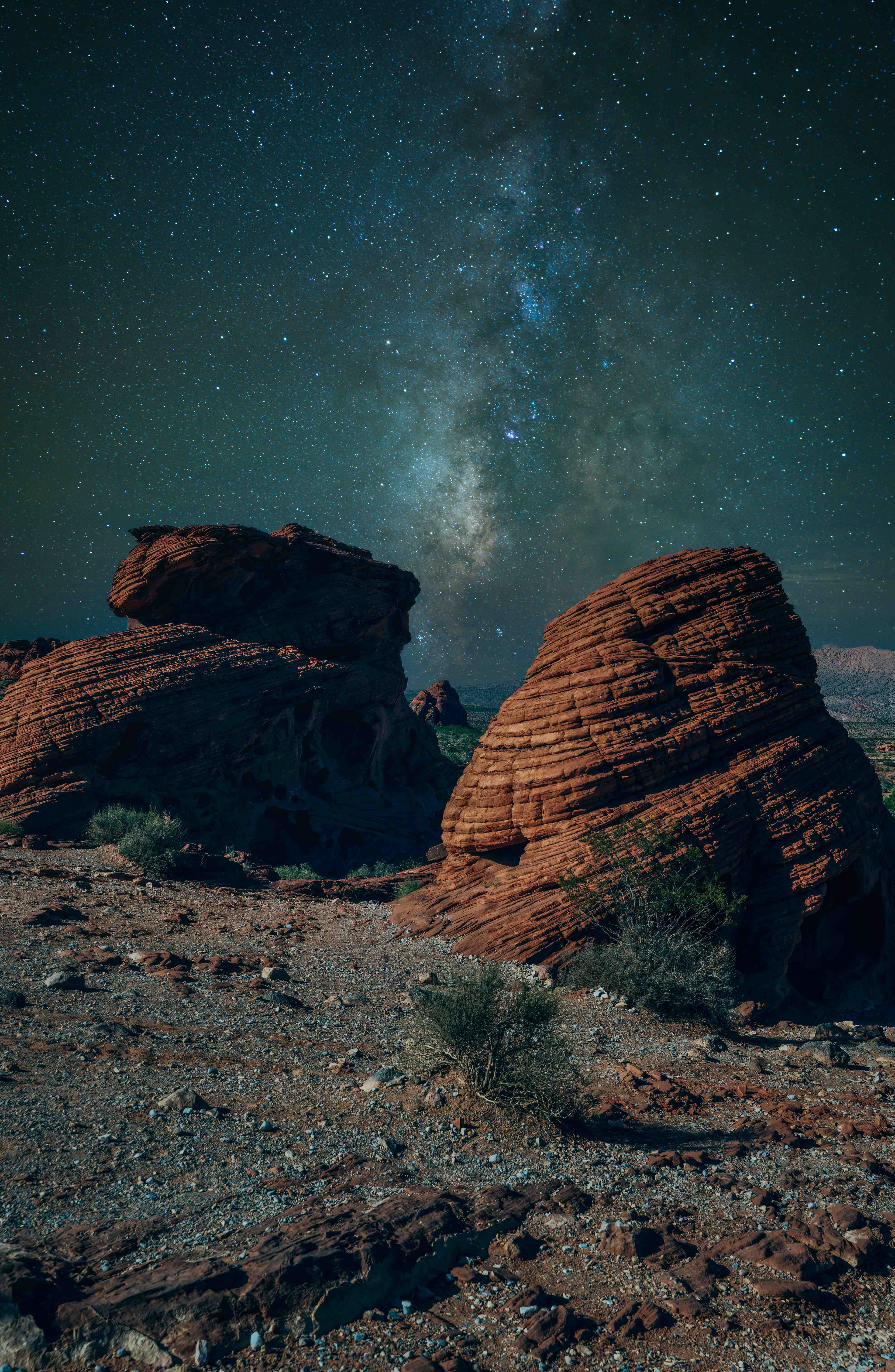 Milky Way over the Beehives, Valley of Fire, NV