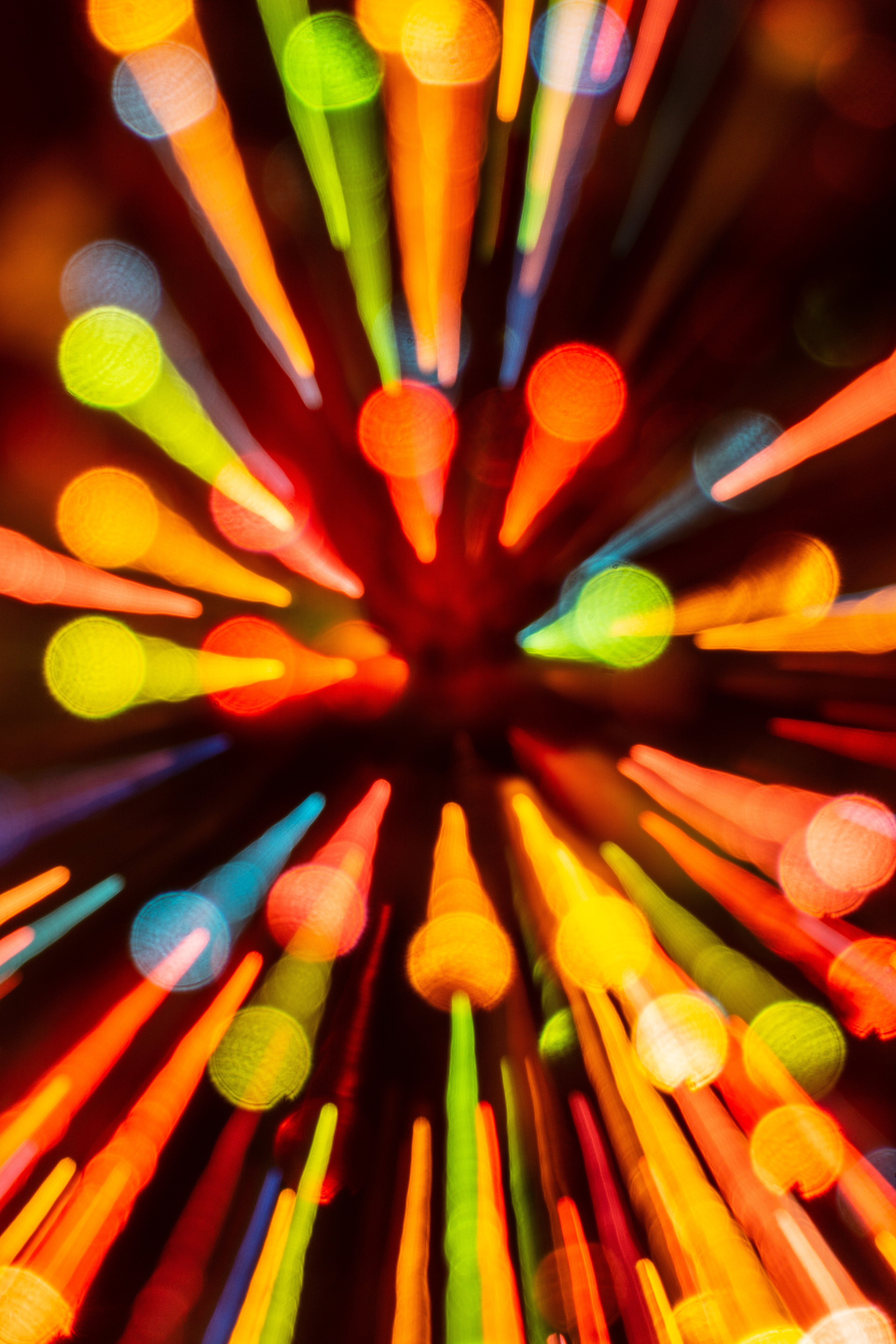 Holiday Light Bokeh Zoom Pan ICM
