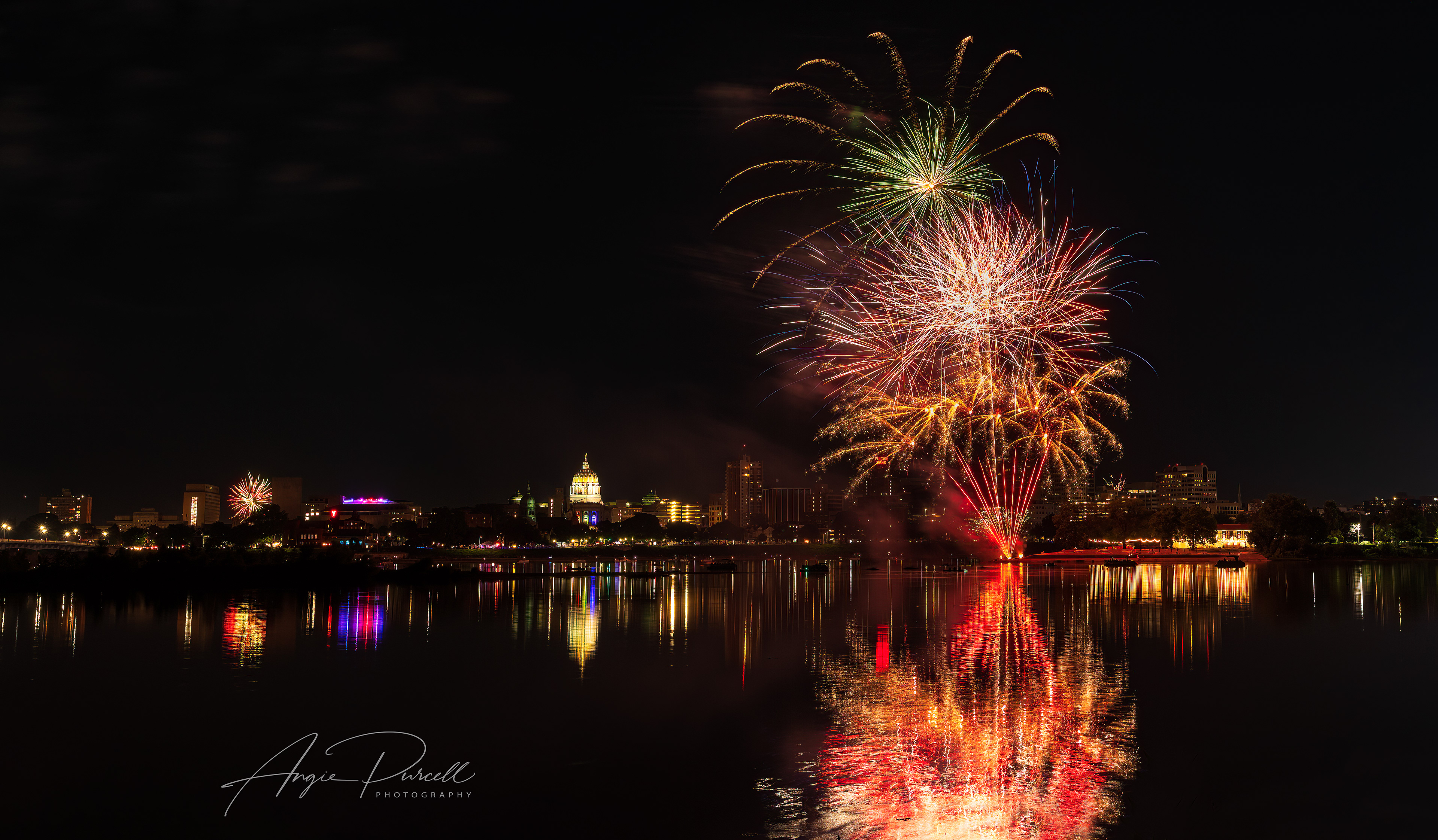 Firey celebration in Harrisburg, PA 