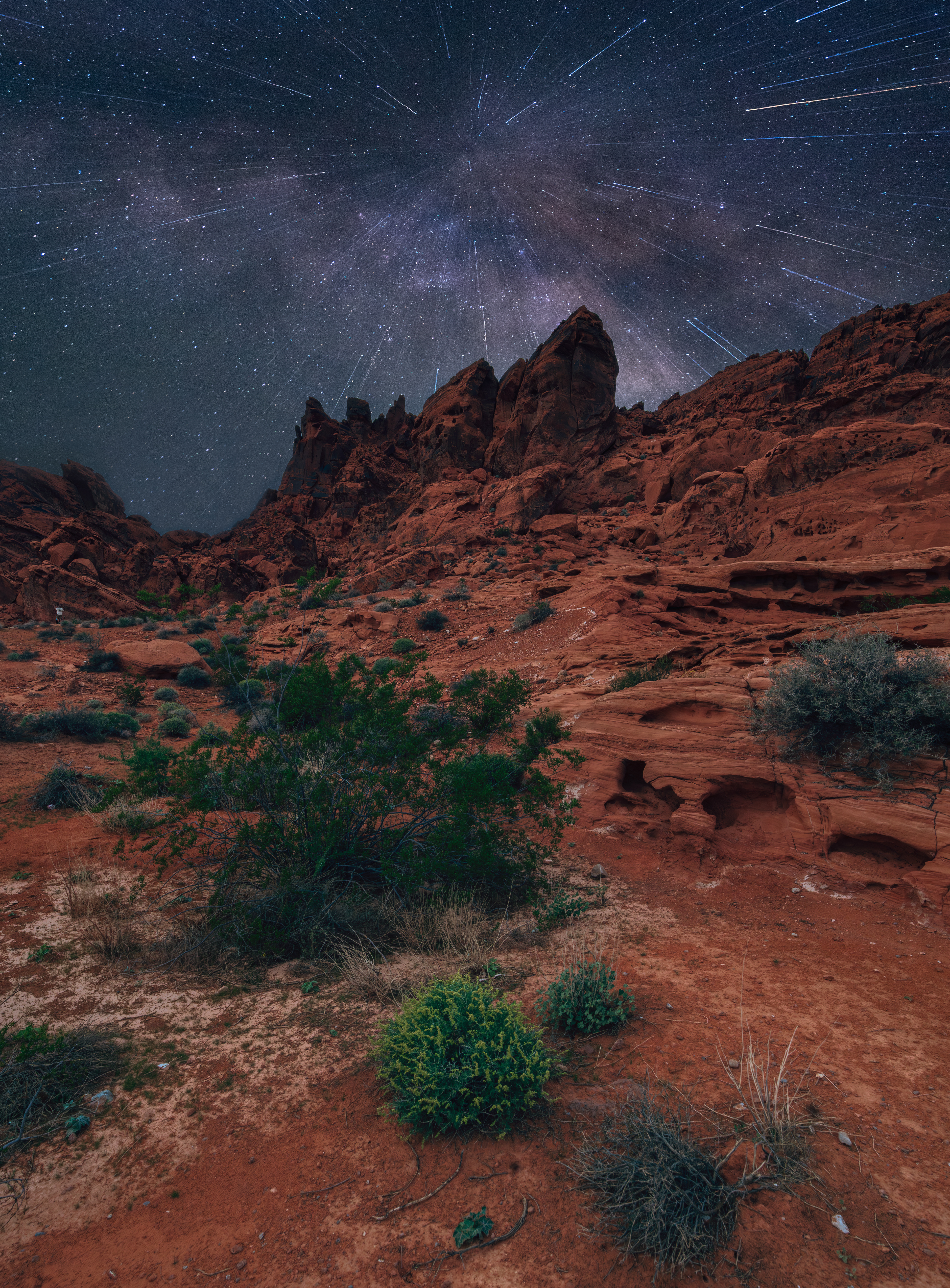 Milky Way over Valley of Fire, NV