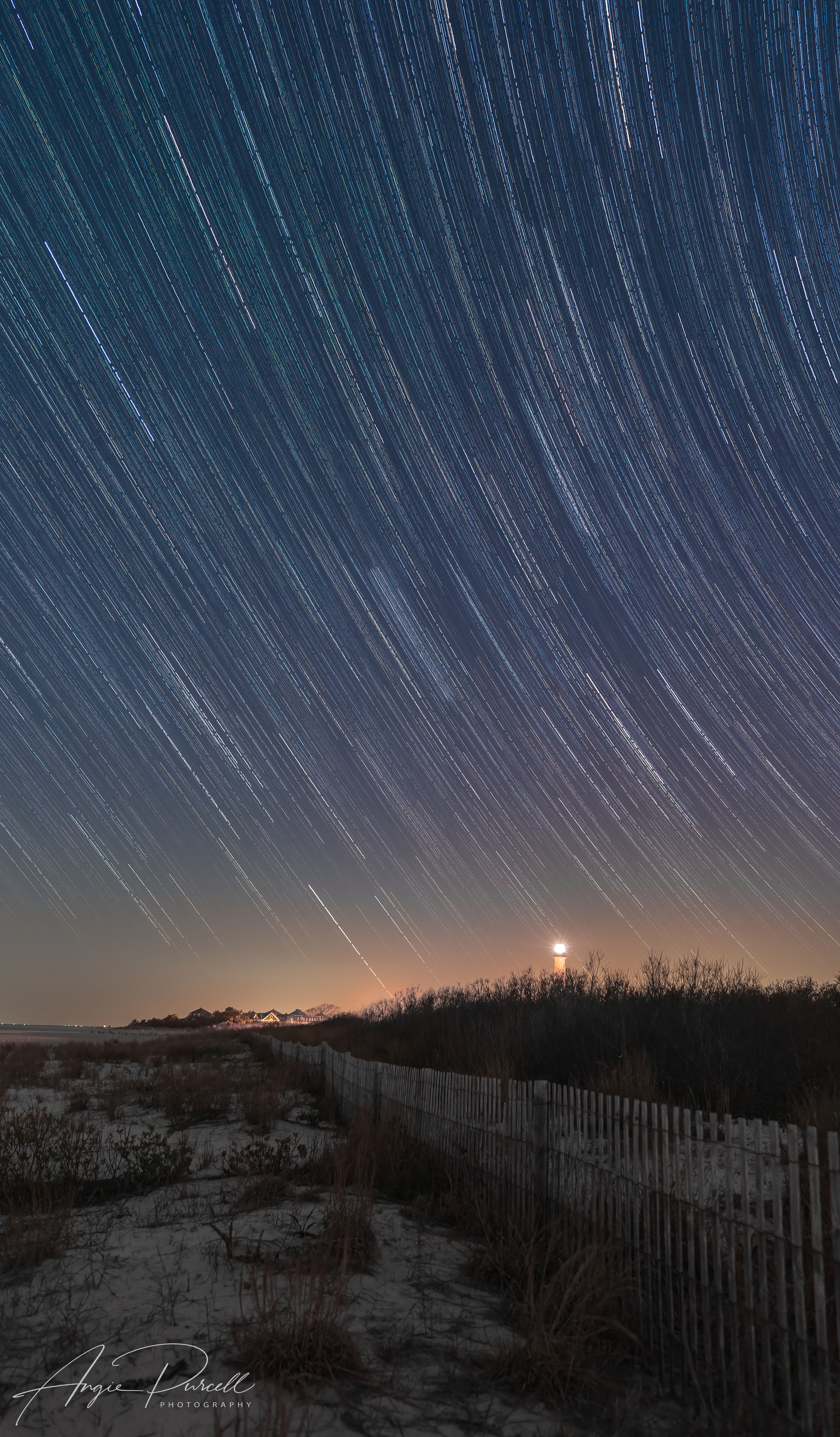 Star Trails over Cape May Lighthouse