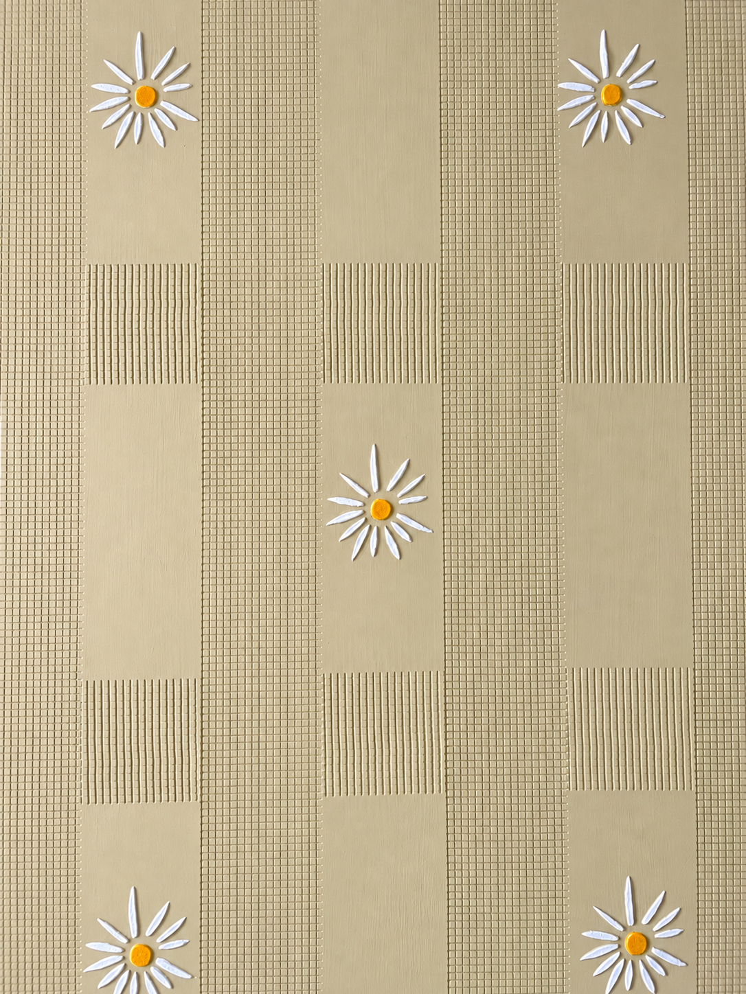Daisy field - Special plaster - Bespoke panels