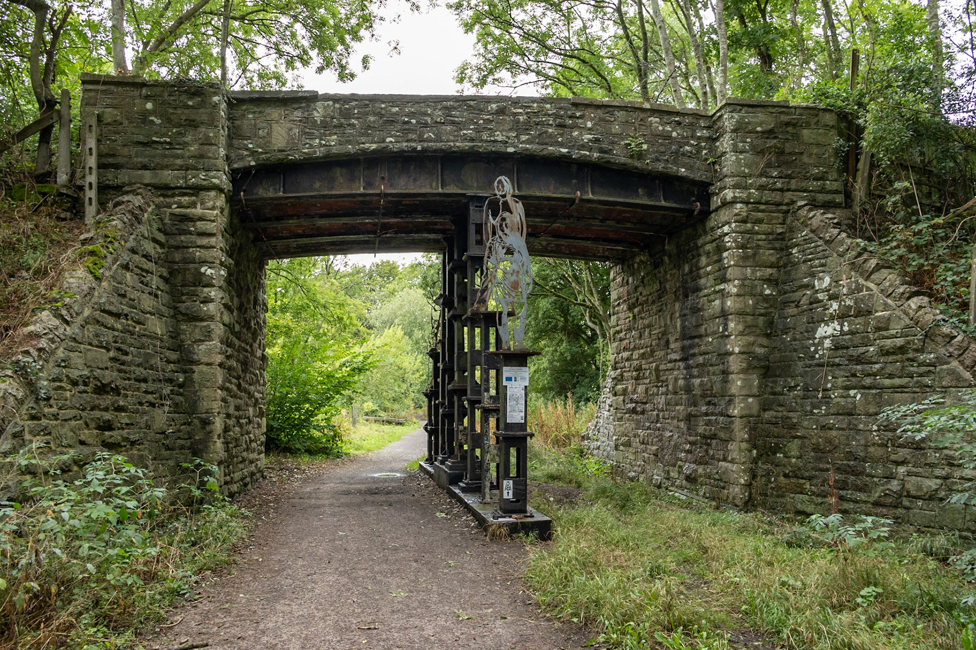 Wye Valley Greenway - railway track converted to walking/cycling track