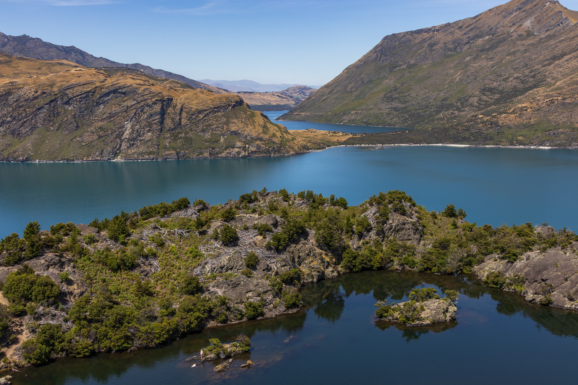 Islands inside a lake inside an island inside a lake inside an island (NZ)