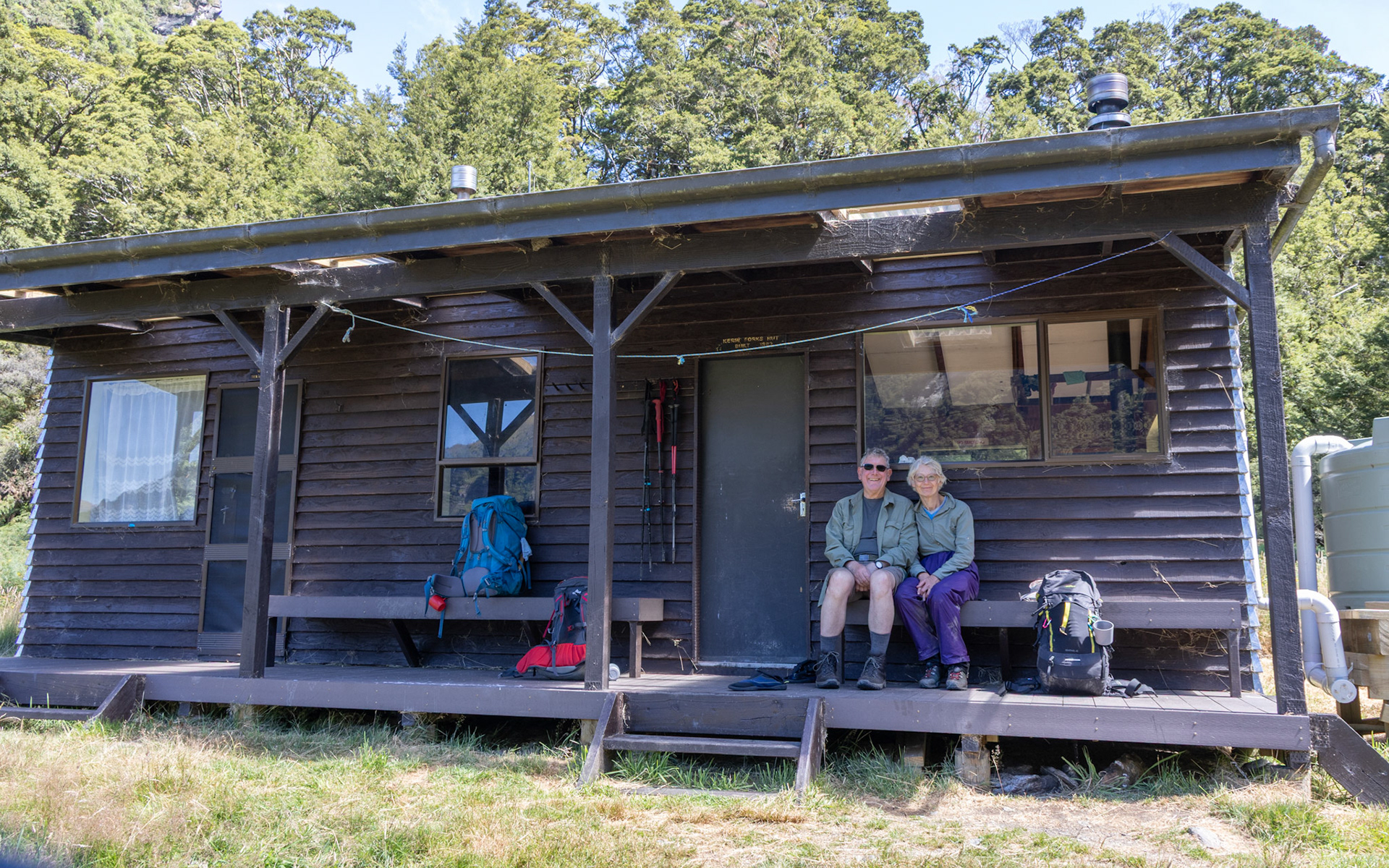 End of the walk - Kerin Forks Hut