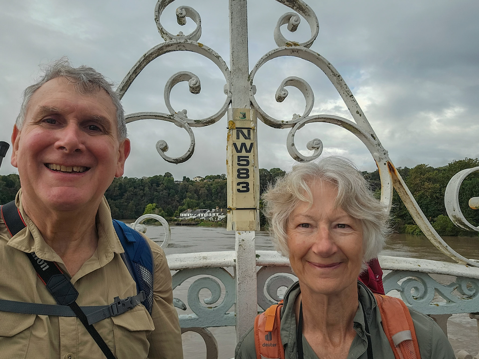 At the England-Wales border