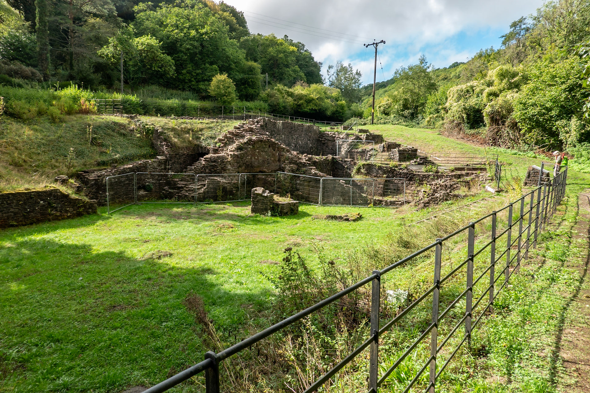 Pre industrial revolution iron foundary remains