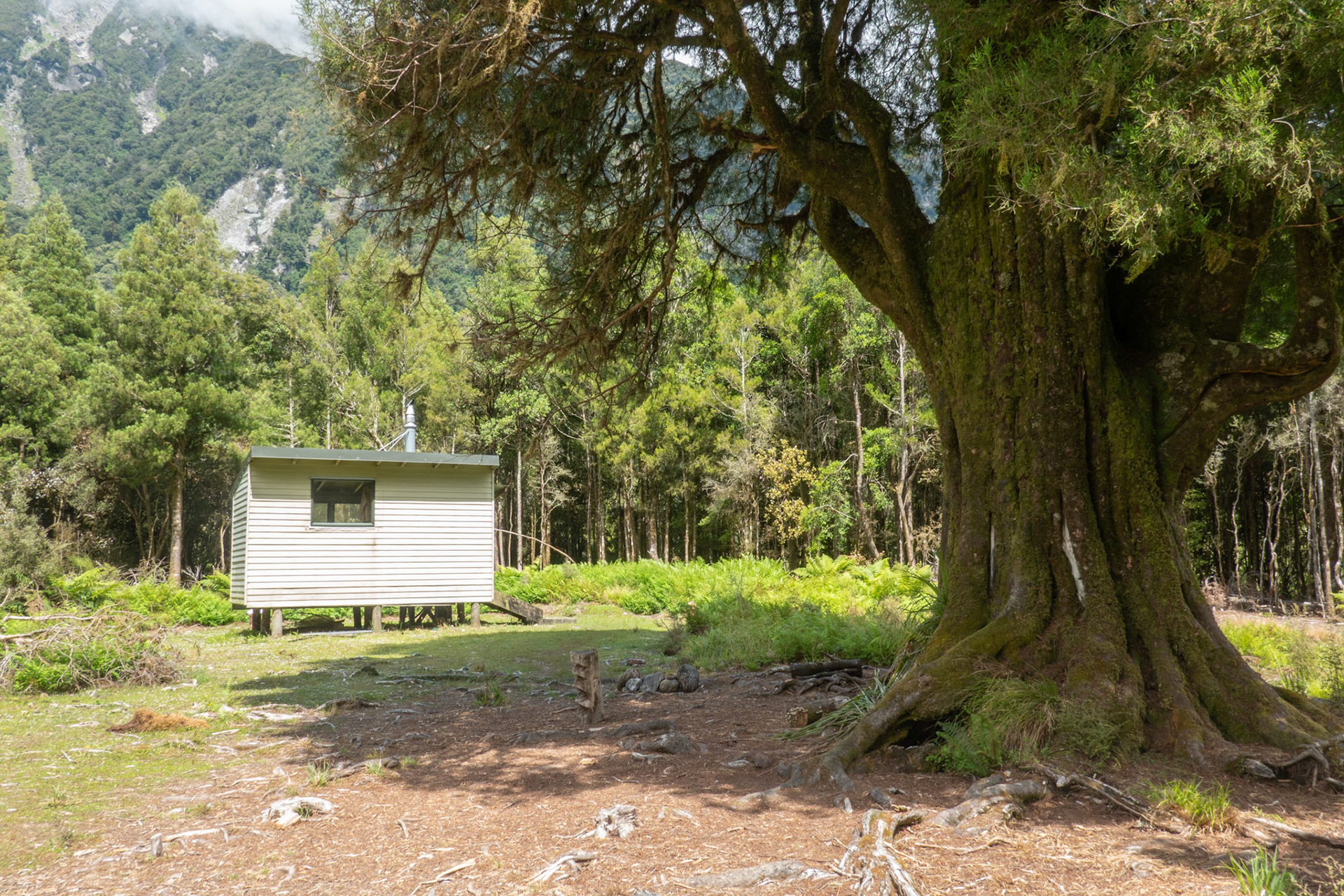 Architect Hut. halfway mark