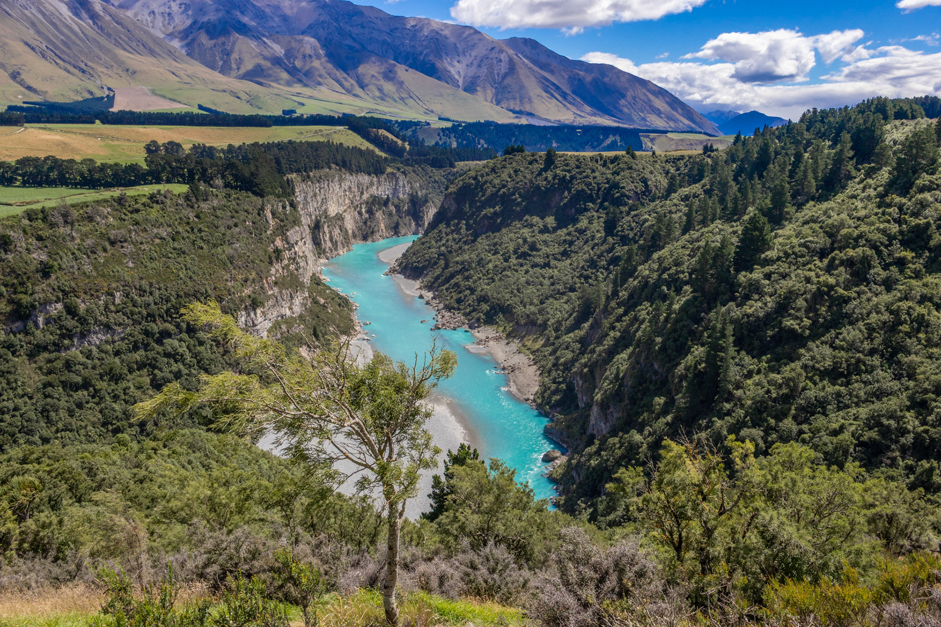 Rakaia Gorge from lookout