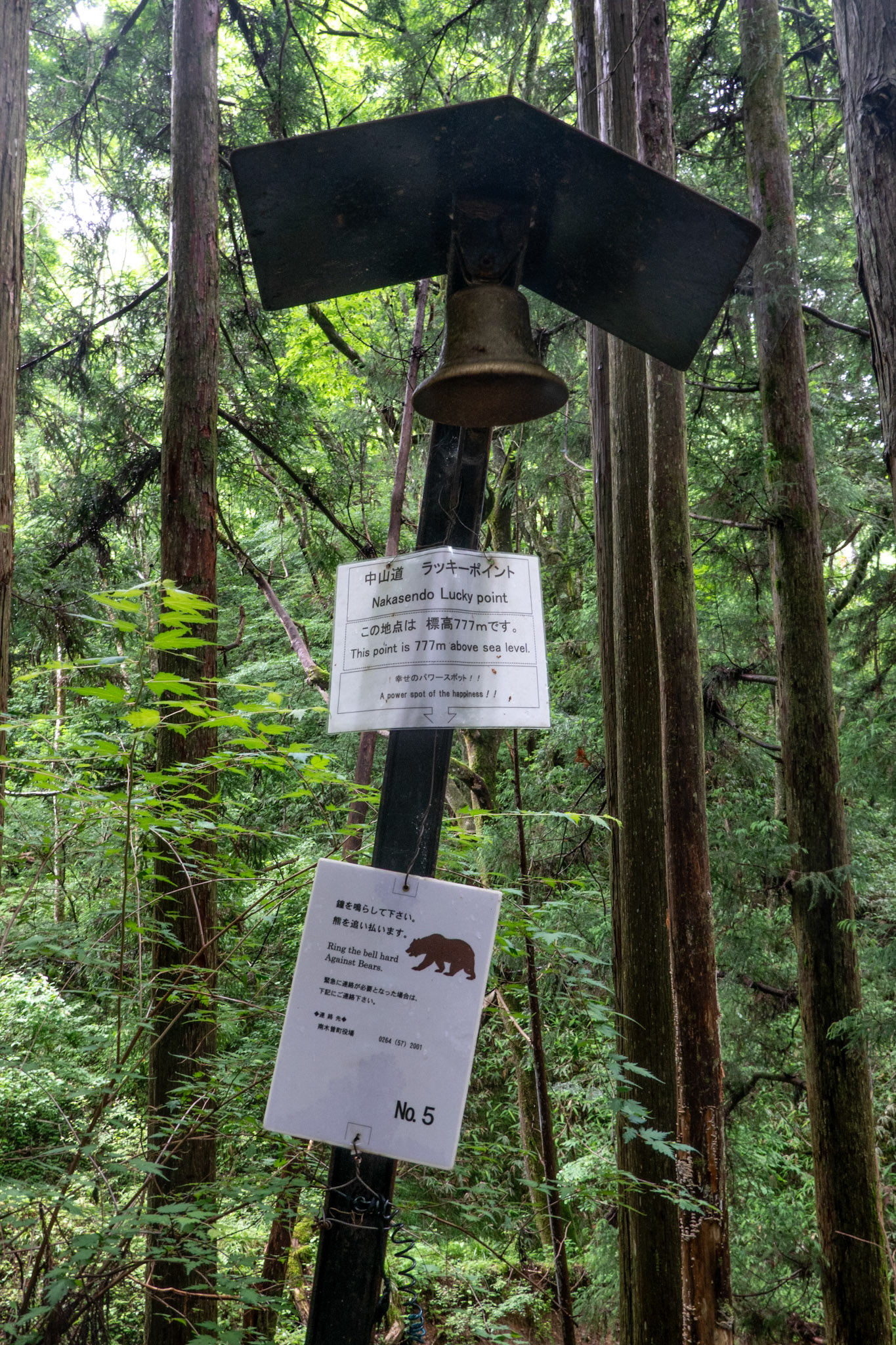 Bell to frighen off bears