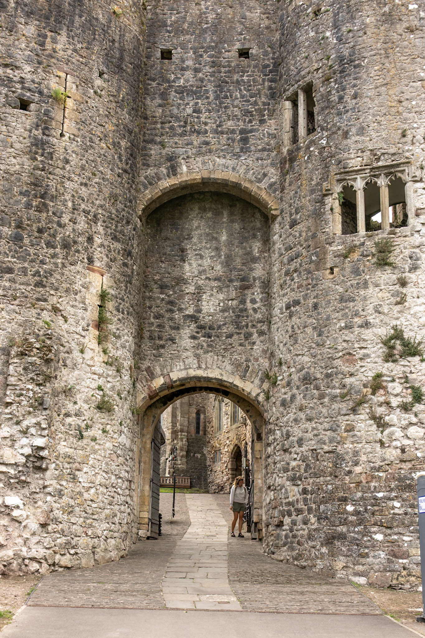 Chepstow Castle entrance