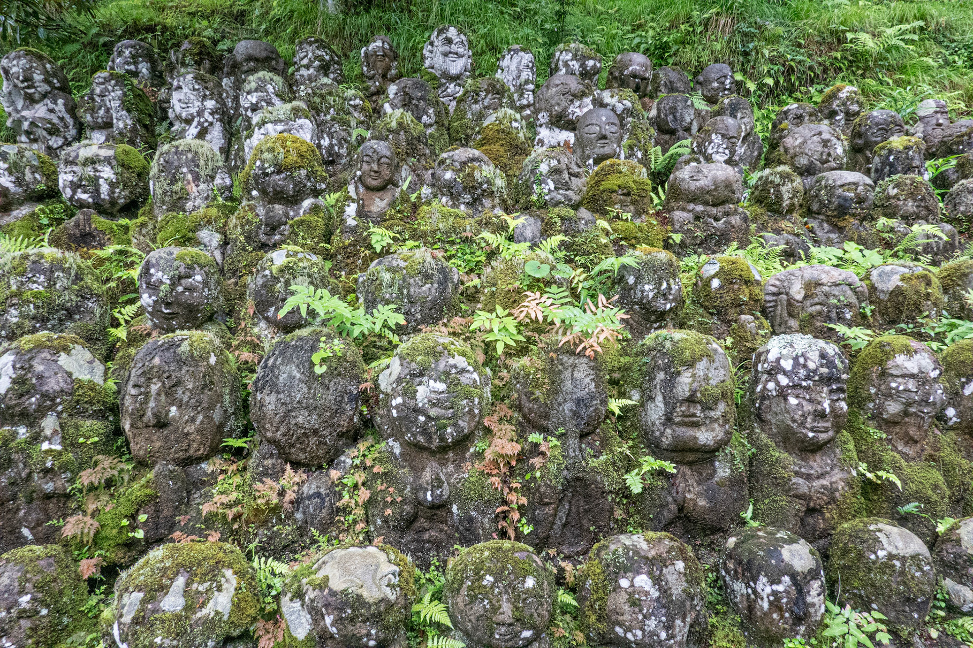 Hundreds of statues, Otagi Nenbutsuji 愛宕念仏寺