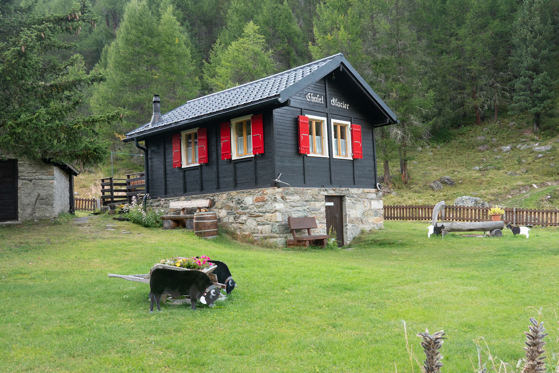 Chalet, Gruben
