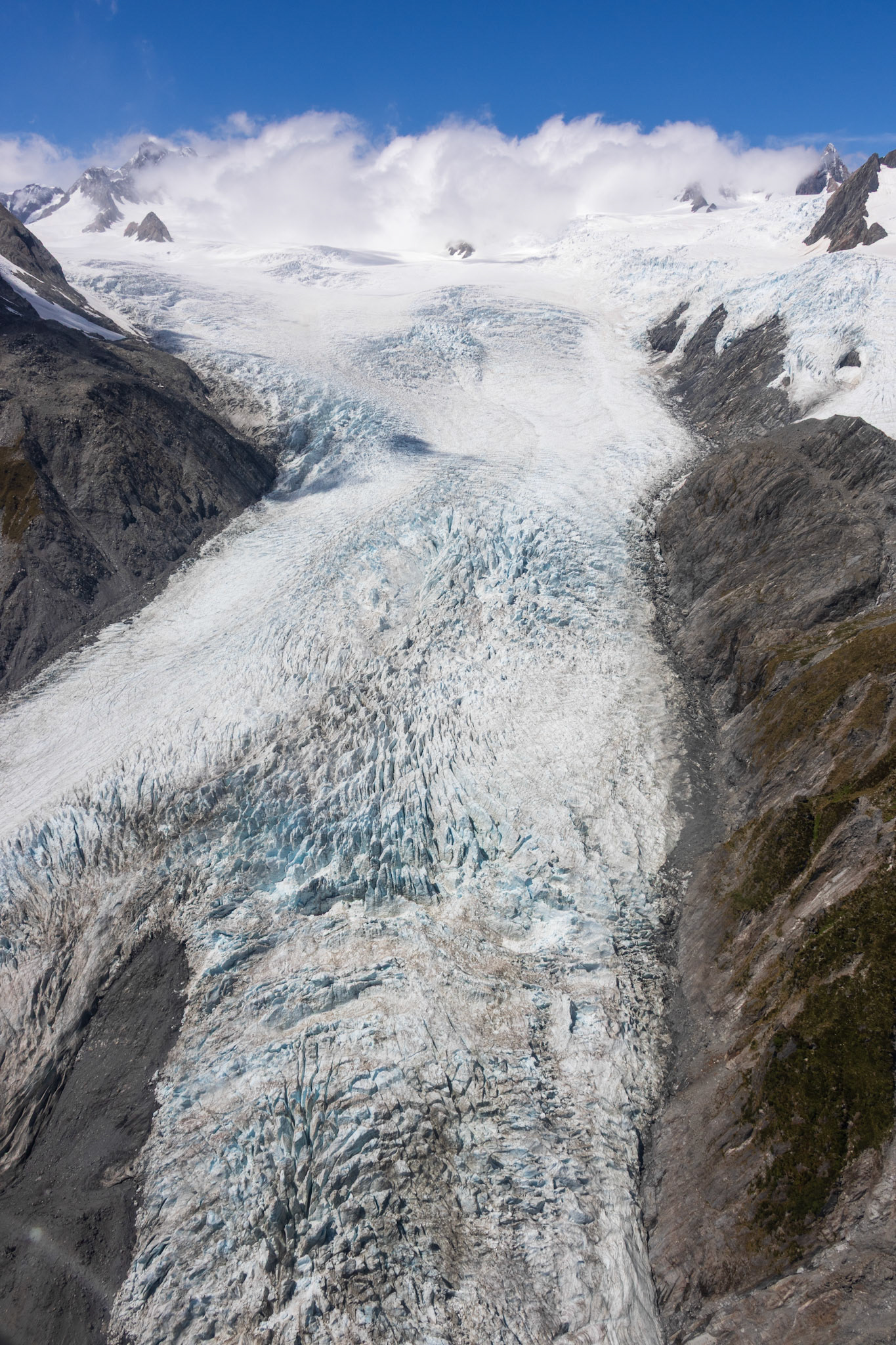 Franz Josef Glacier from the air
