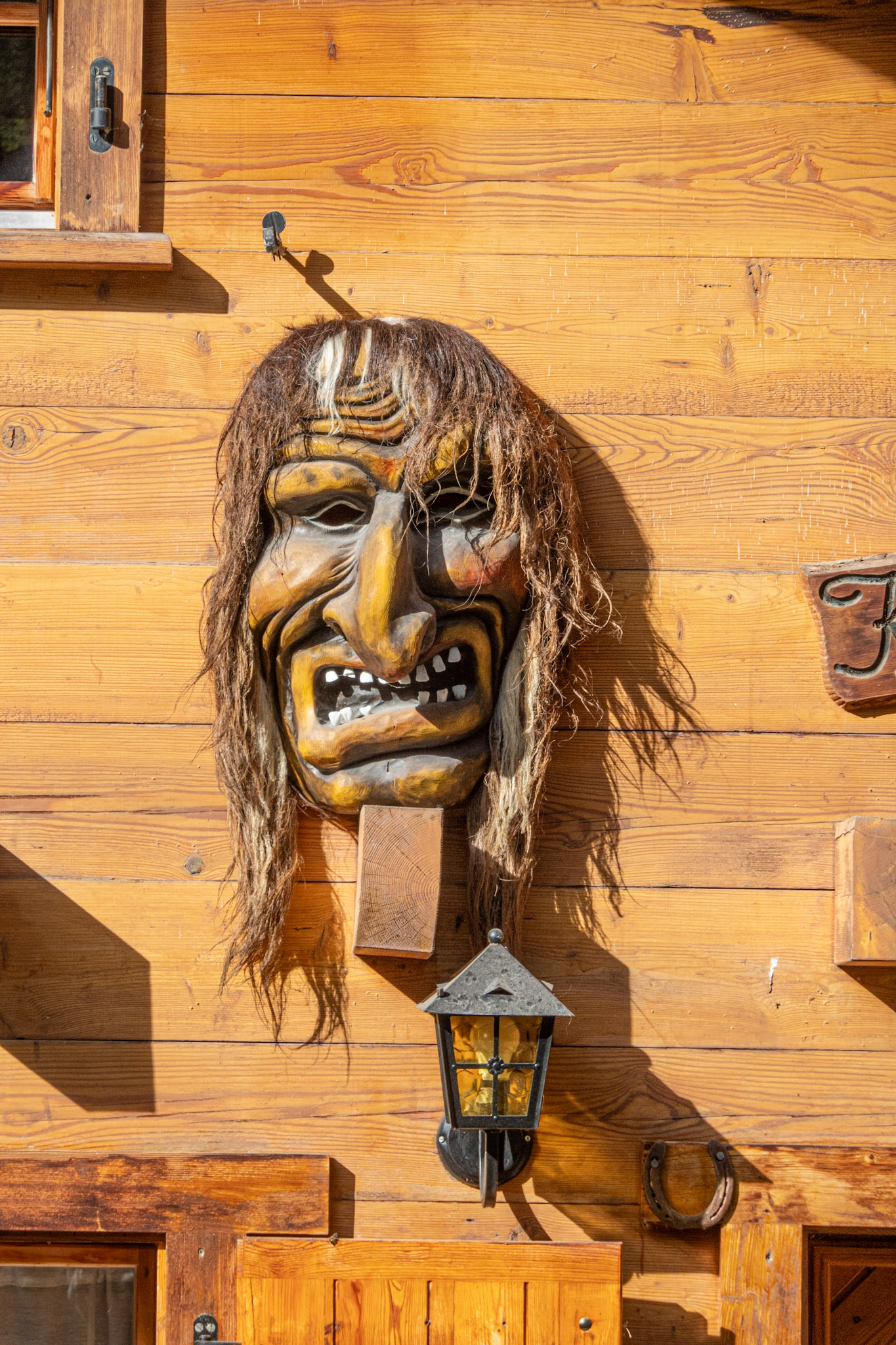 Ugly mask, Zinal. To ward off evil spirits