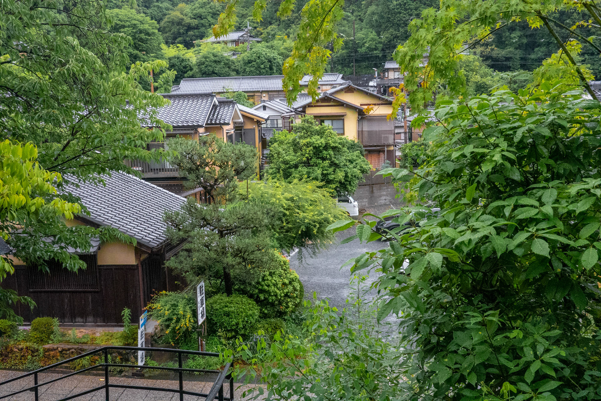 Village near Bamboo gardens, Adashino Nenbutsuji Temple
