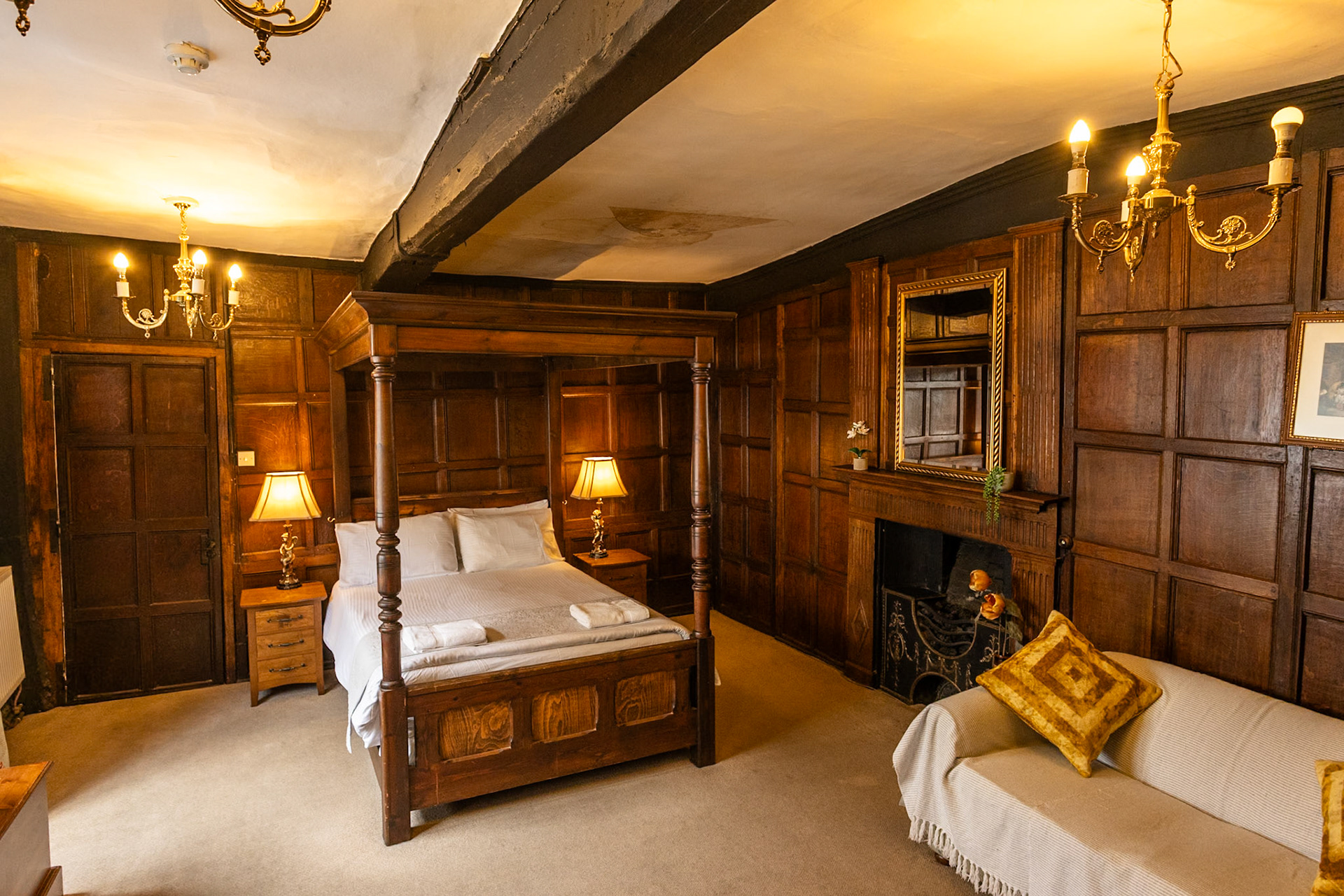 Our room at the New Inn, Gloucester