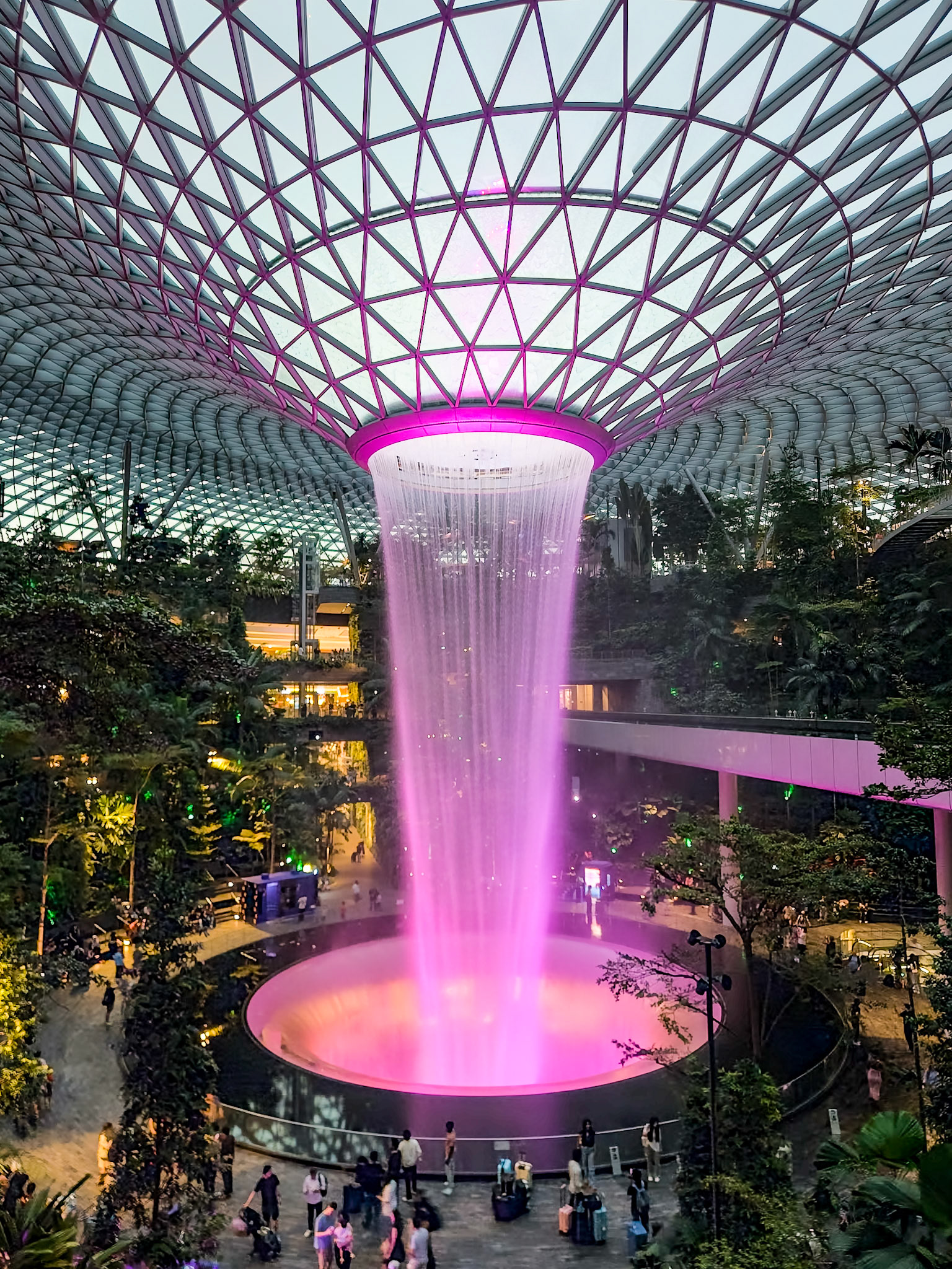 Waterfall, the Jewel, Changi Airport