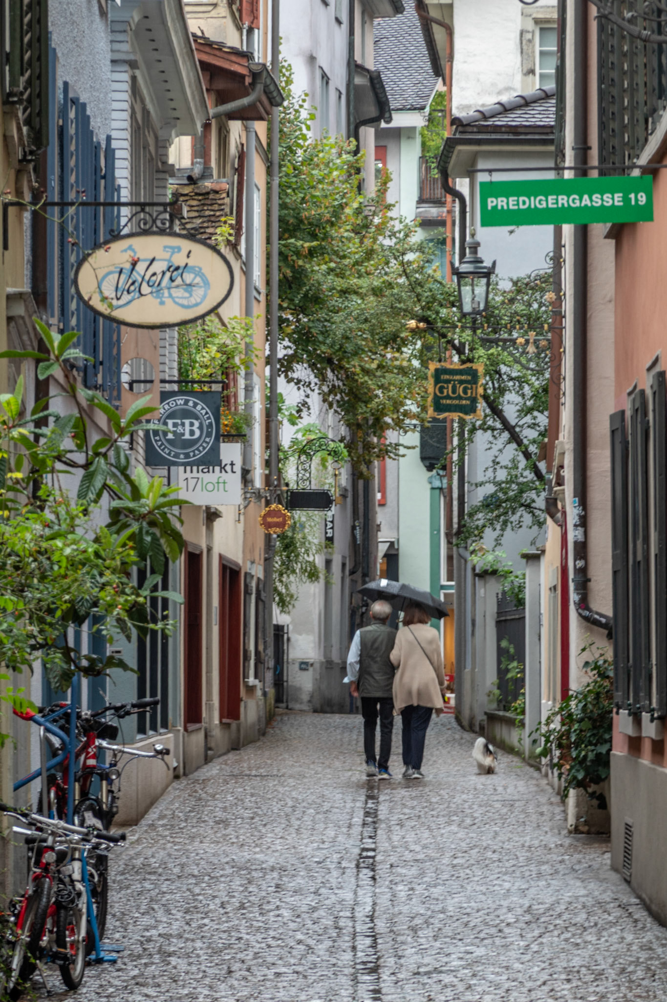 Niederdorf. Formerly the red light district. now busy tourist spot