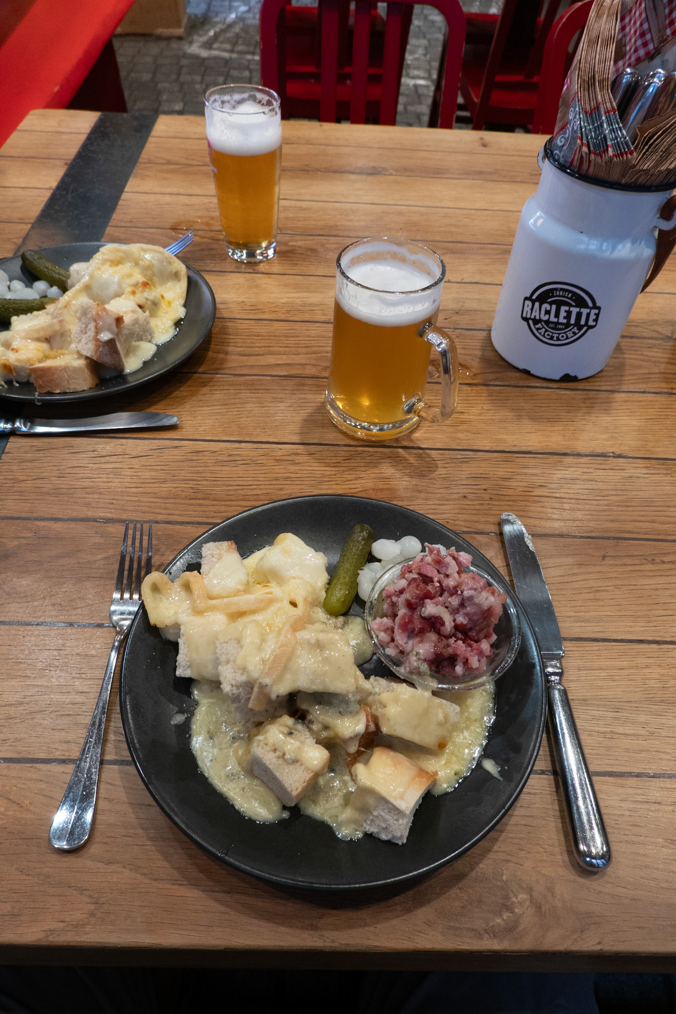 Lunch at the Raclette Factory