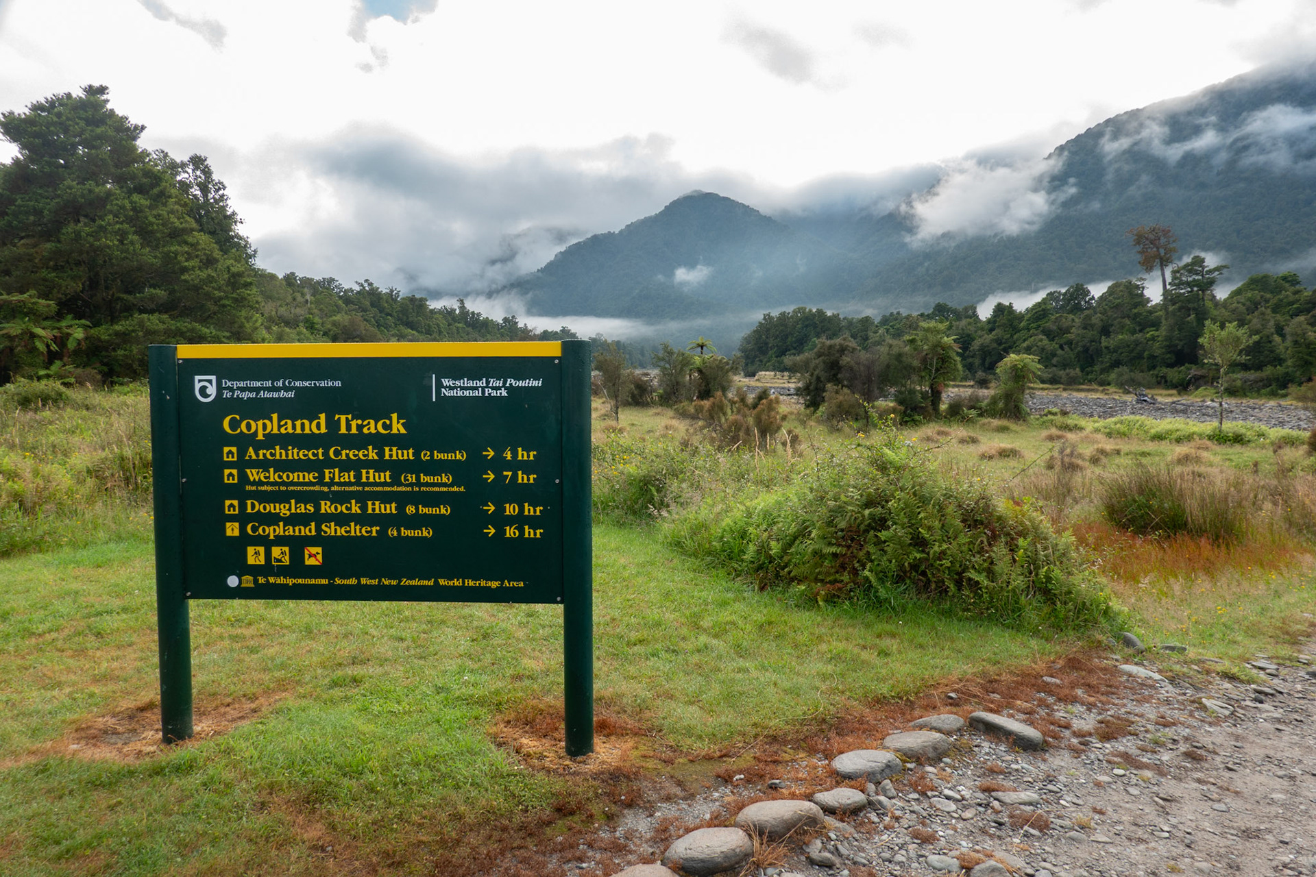 The start - Welcome Flats walk