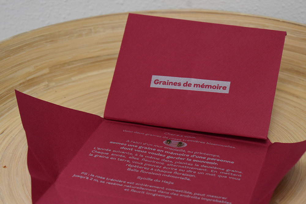 " Graines de mémoire " - protocole commémoratif