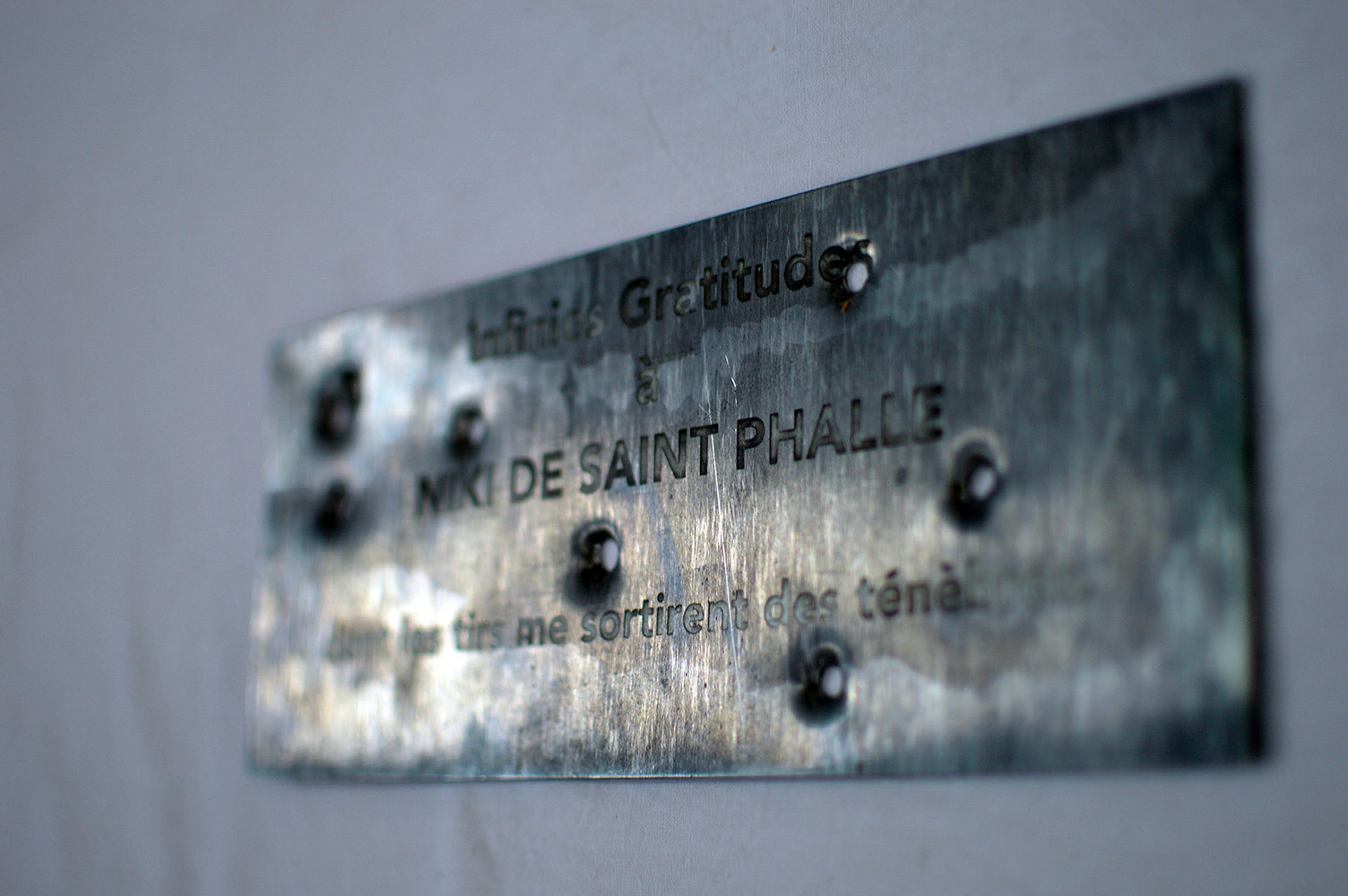 " Reconnaissances - à Niki de Saint Phalle