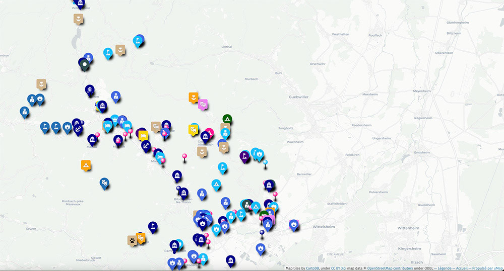 " Je commémore, Tu commémores, Nous commémorons " -  carte interactive